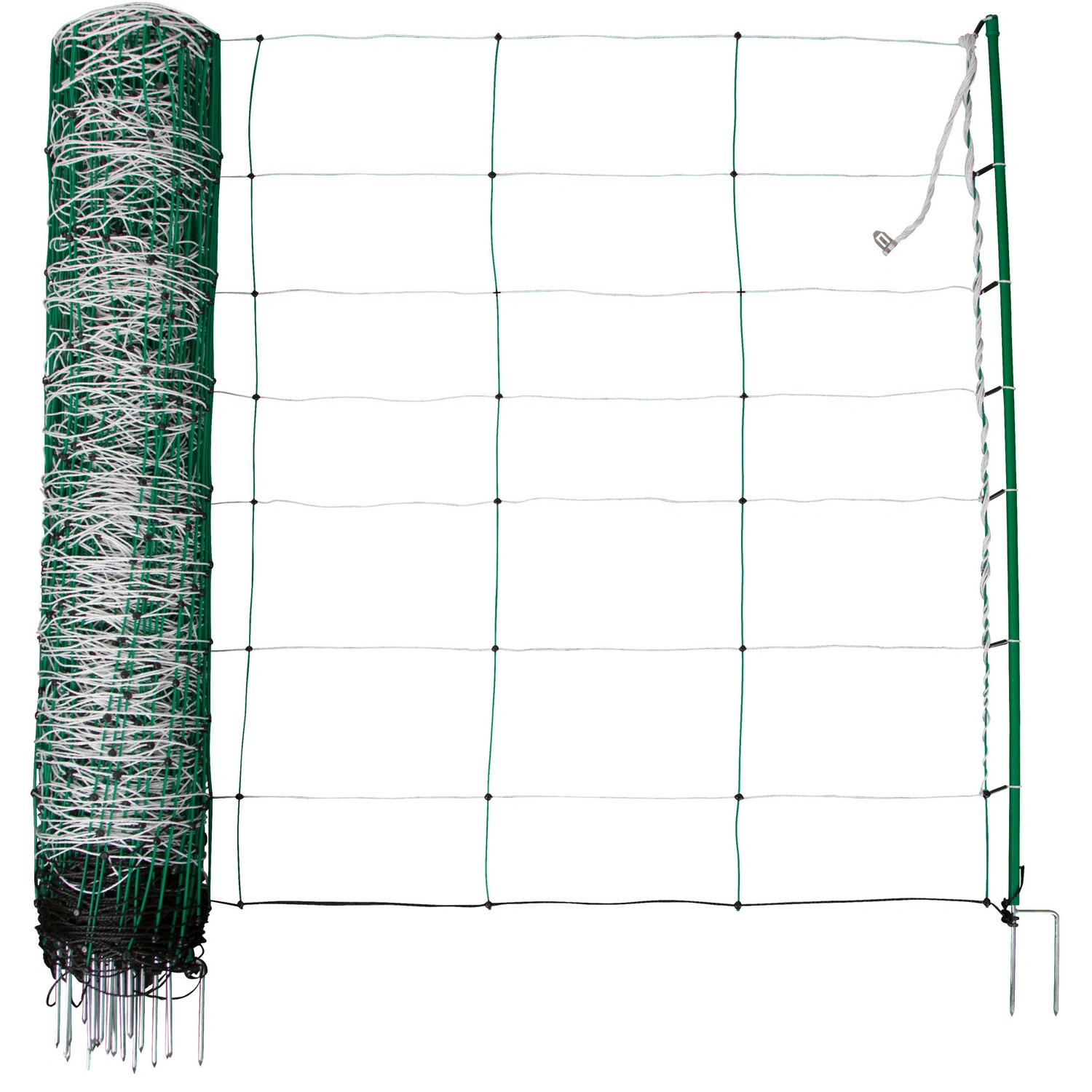 Weidenzaun, LxBxH: 112x21x90 cm, grün