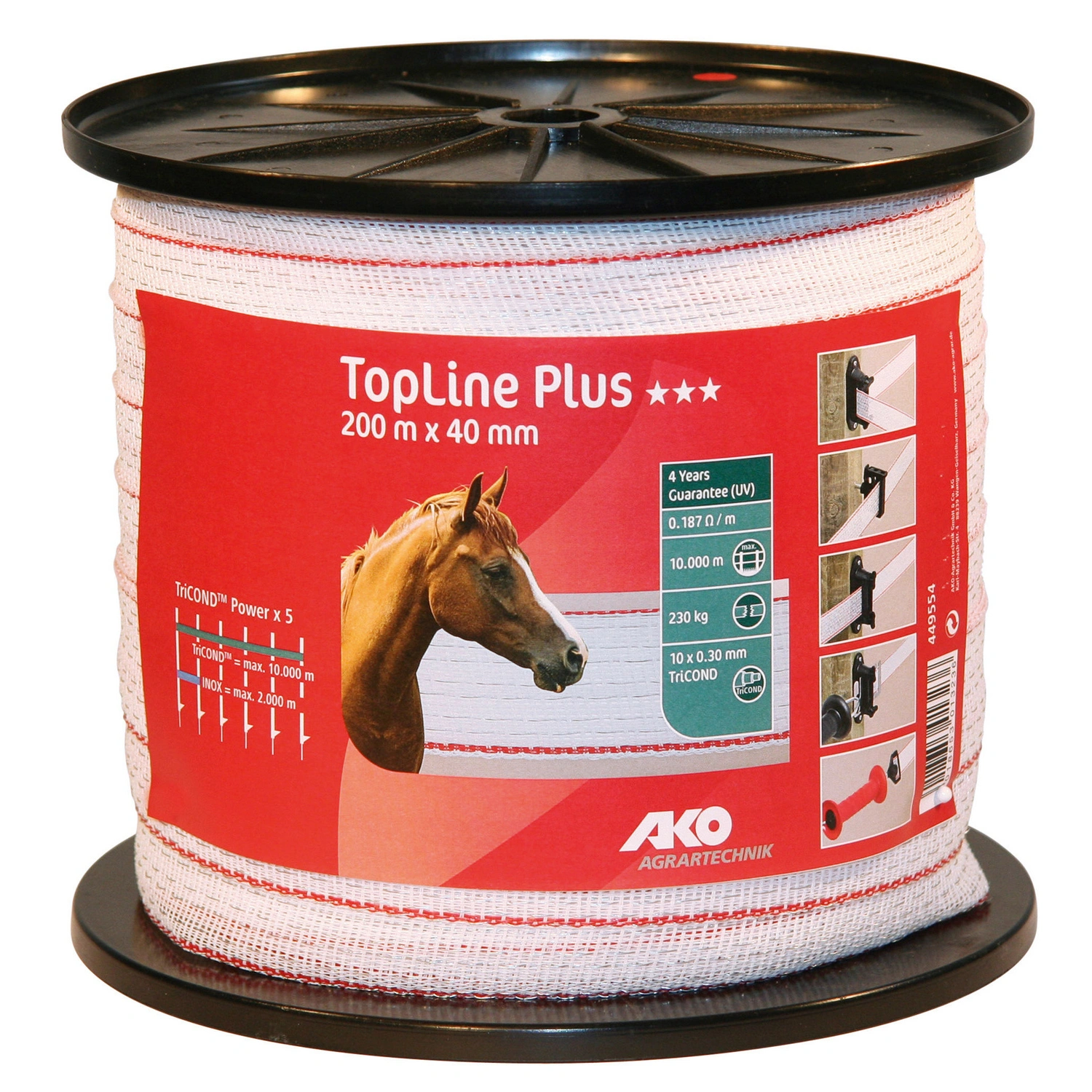 Weidezaunband, LxB: 25×20 cm, weiß