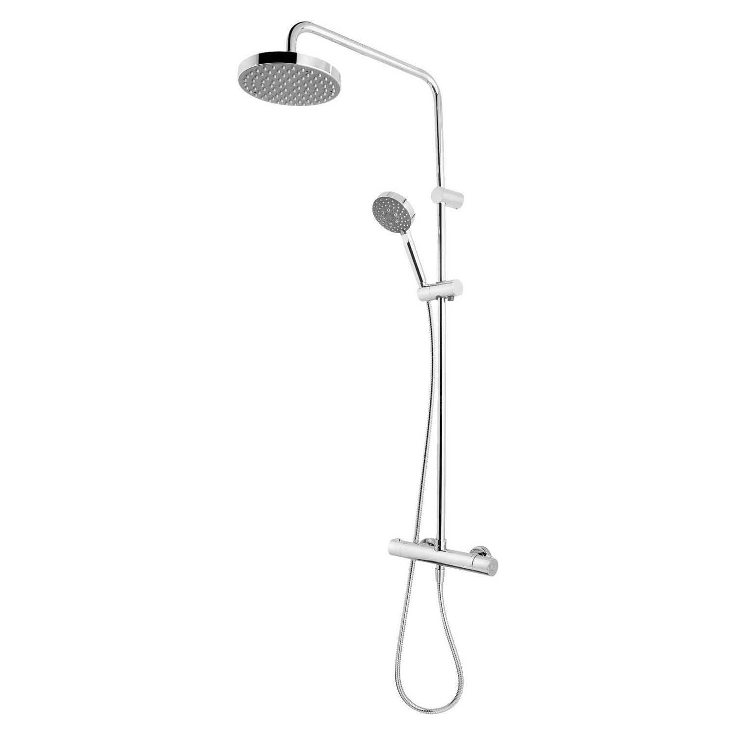 Duscharmatur »Aquamaxx 330«, inkl. Thermostat und Kopfbrause 200 mm, verchromt