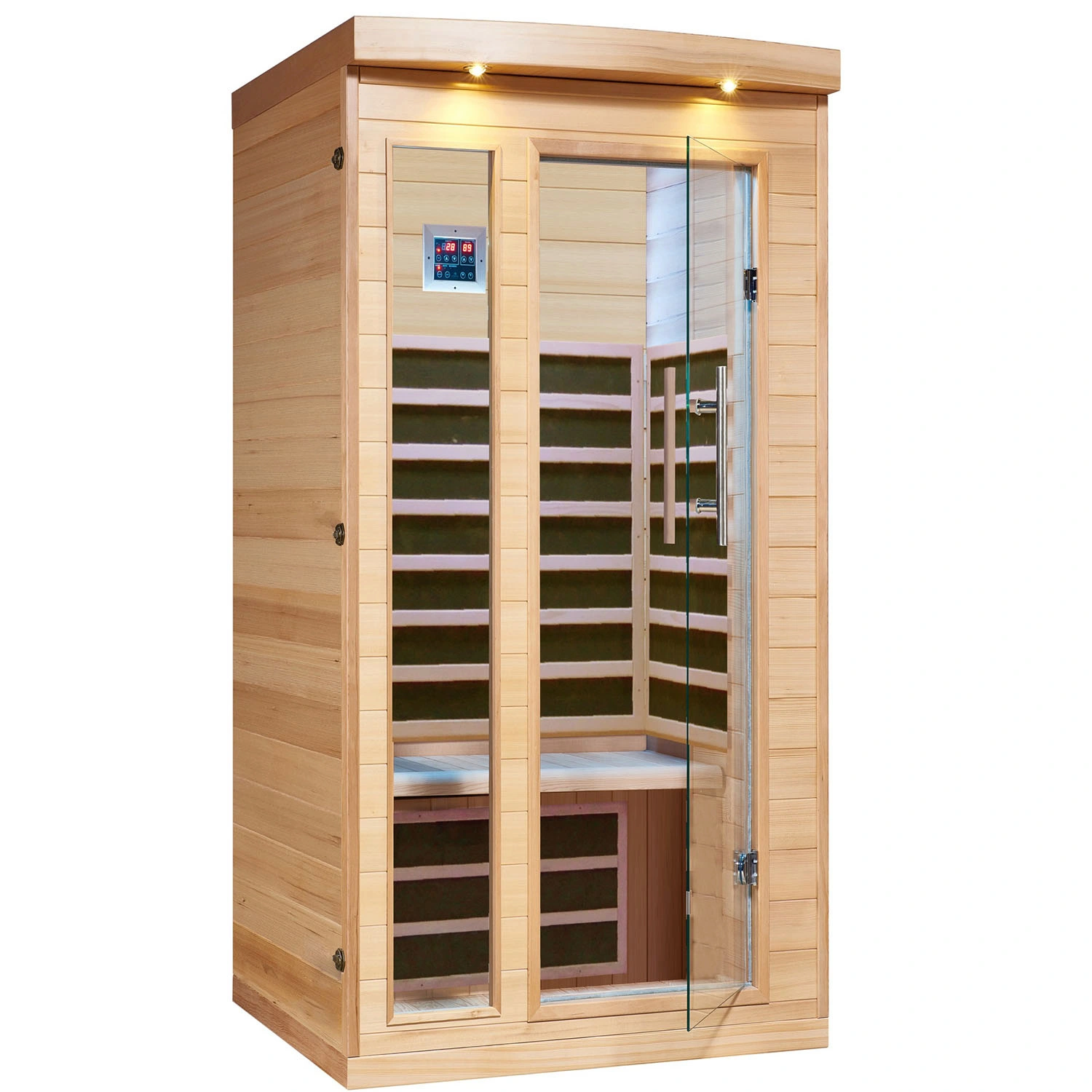 Sauna »Chilliwack«, Infrarotkabine, 102 x 97 x 191 cm, 1 Person, mit Soundsystem