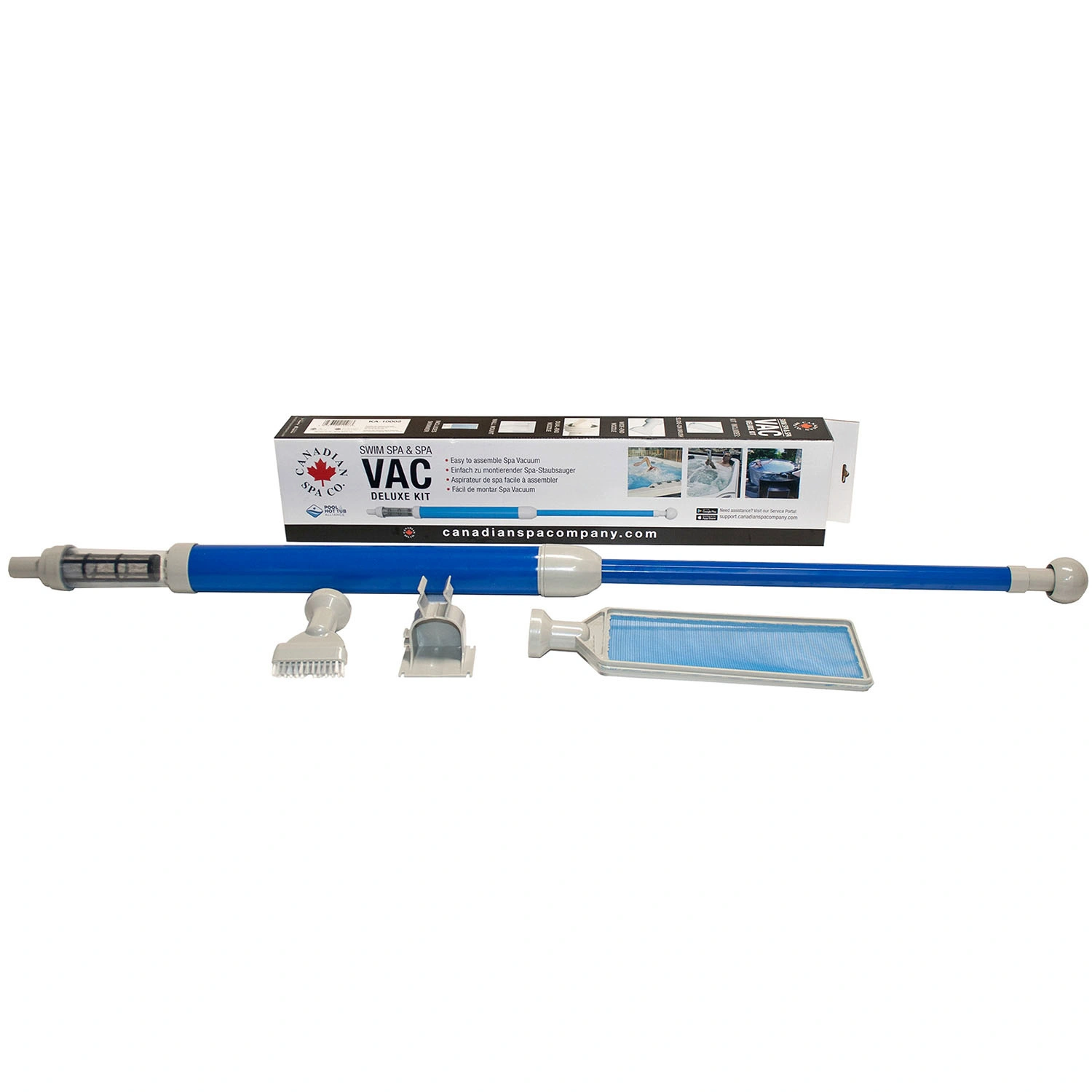 Pool-Handstaubsauger, Whirlpool Sauger Set, 3 Aufsätze, ohne Strom