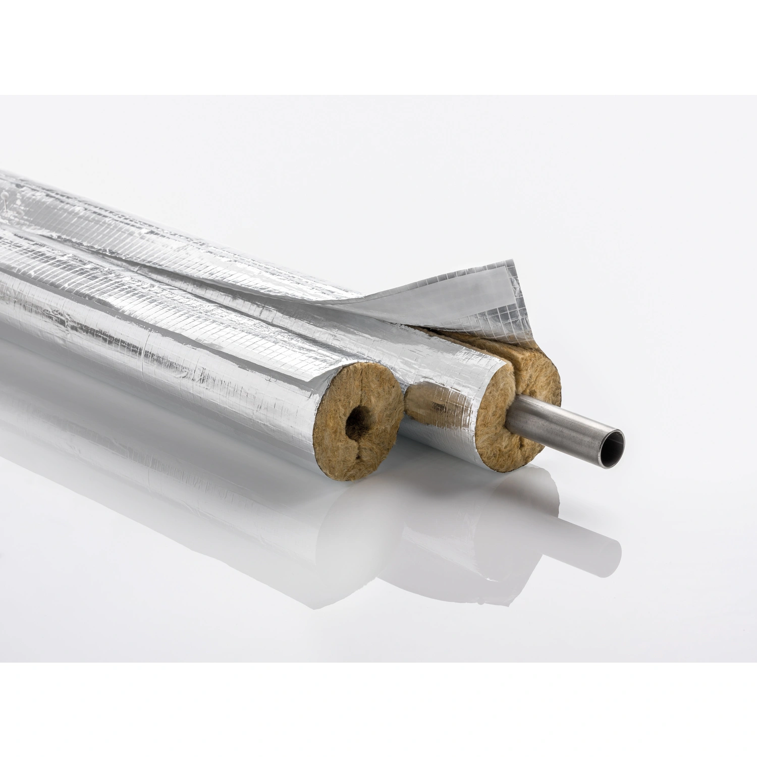 Rohrisolierung, »CLIMATUBE® wool«, selbstklebend, Ø 15 mm, silberfarben