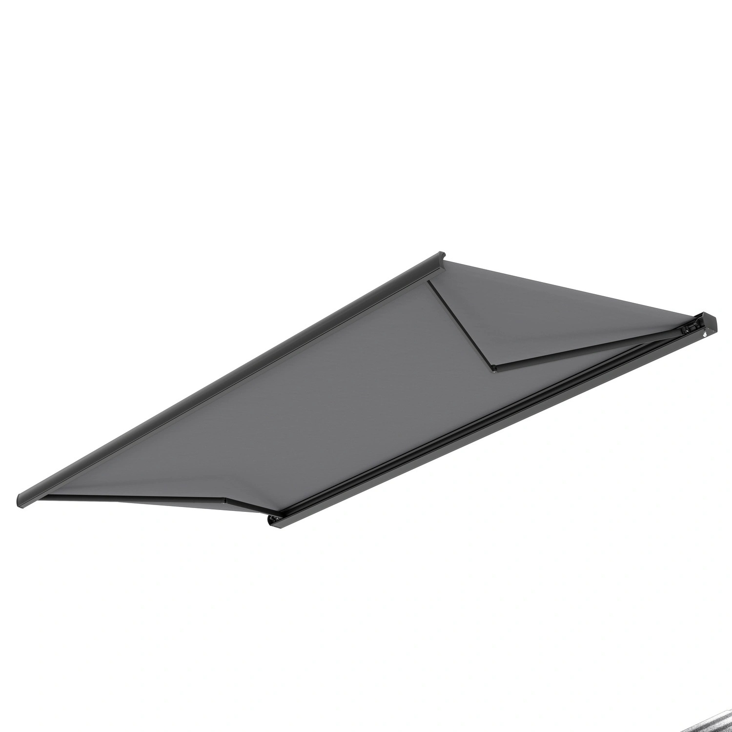 Vollkassettenmarkise, BxL: 350 x 250 cm, grau-anthrazit