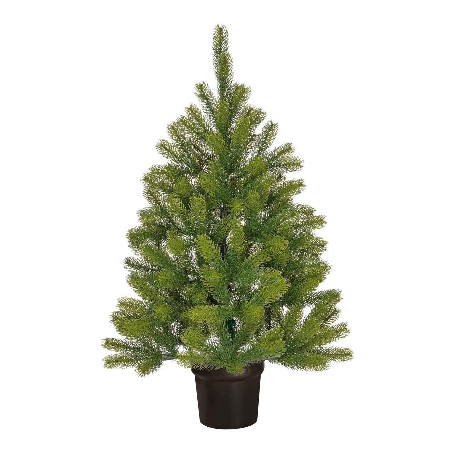 Kunstweihnachtsbaum »Nagoya«, LxBxH: 3,5 x 2,5 x 7 cm, Polyresin, bunt