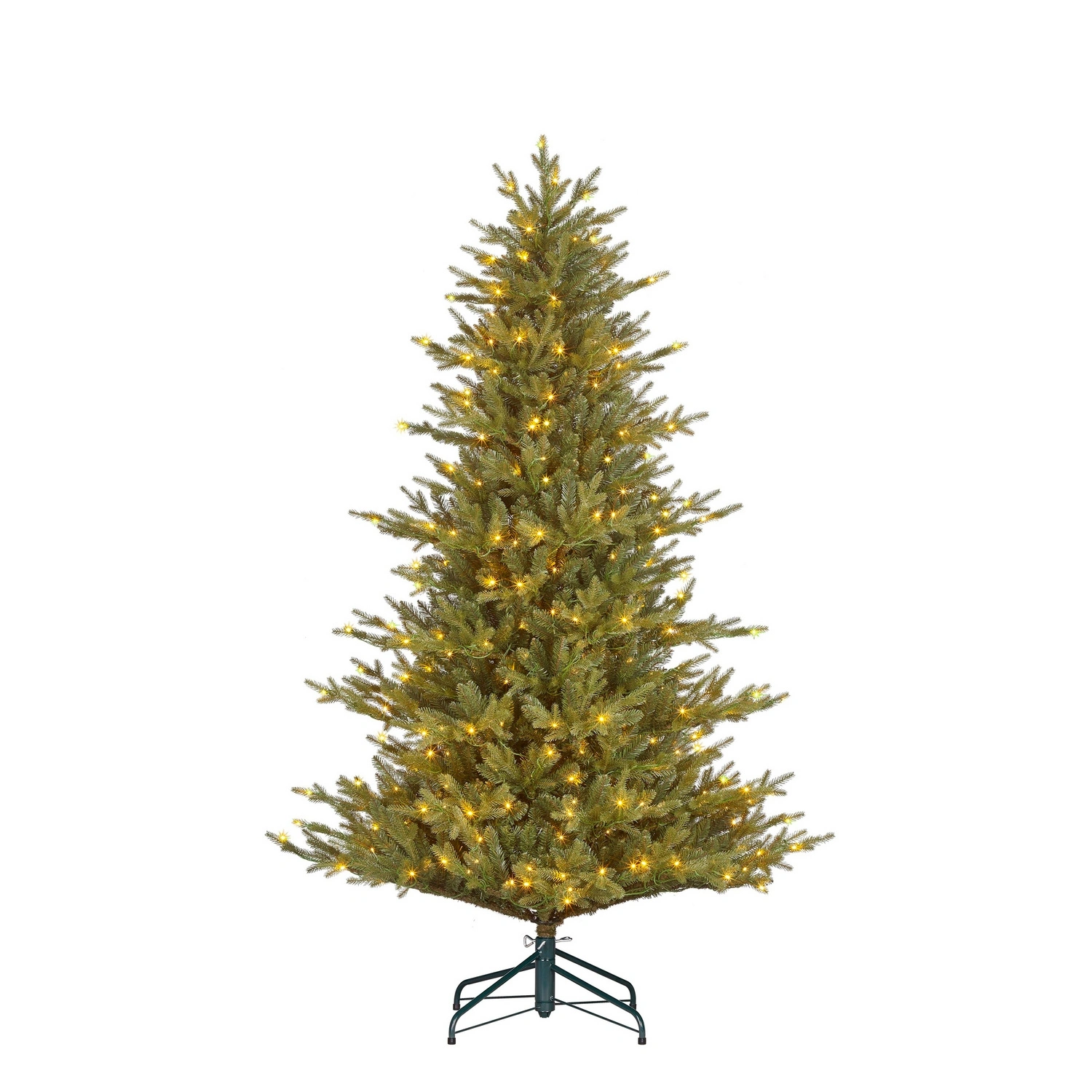 Kunstweihnachtsbaum »Meran«, LxBxH: 13 x 12 x 0,5 cm, Polyethylen (PE), silberfarben / braun