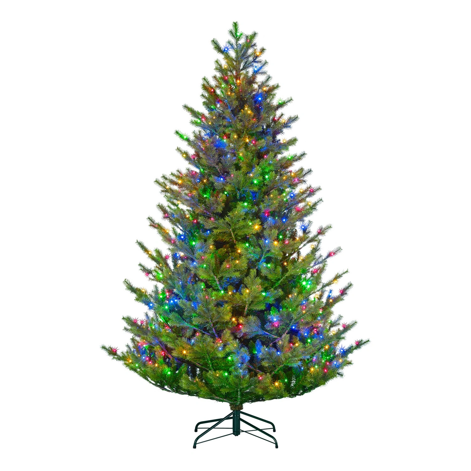 Kunstweihnachtsbaum »Clive«, LxBxH: 35 x 35 x 120 cm, Eisen, weiß / schwarz