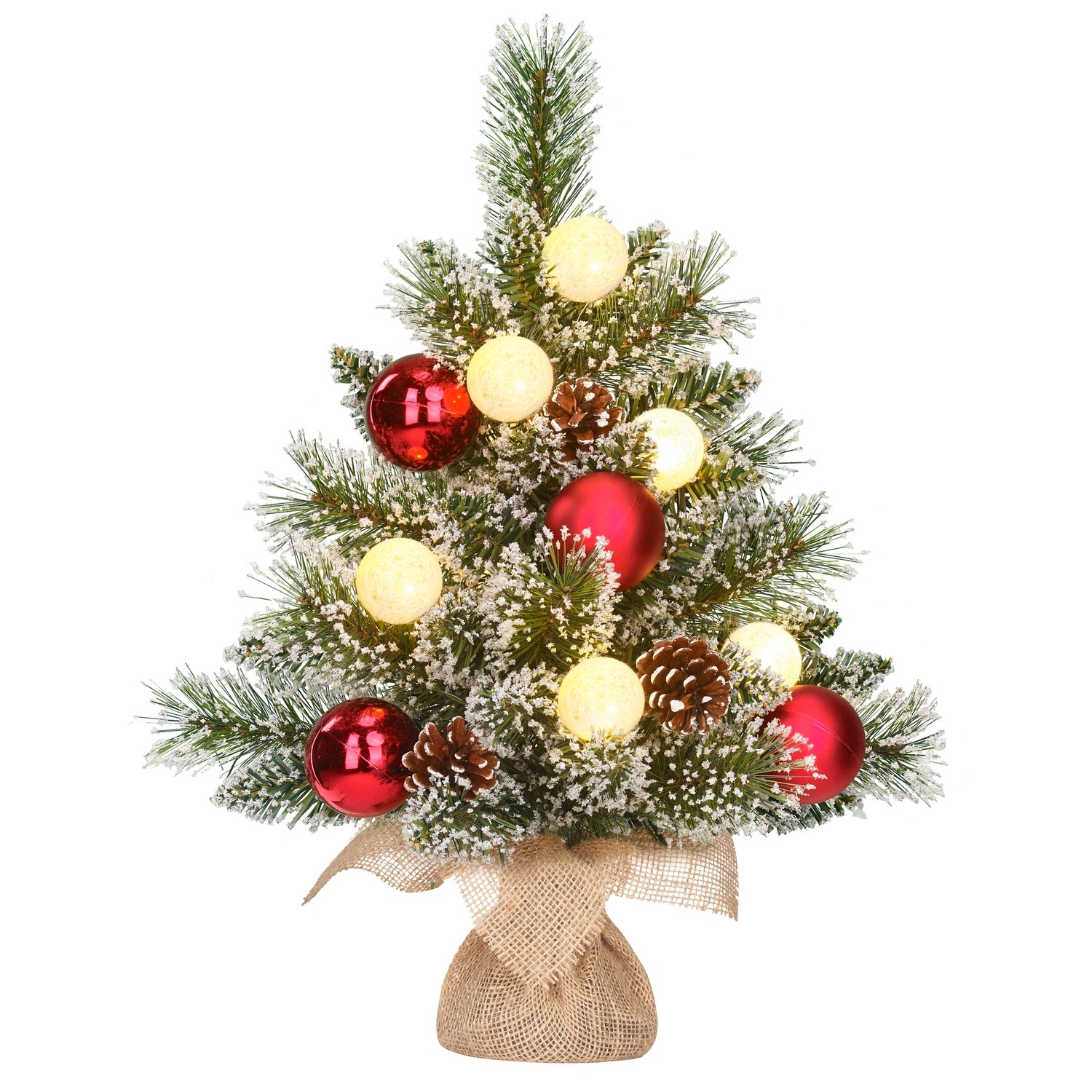 Kunstweihnachtsbaum »Kaprun«, LxBxH: 135 x 70 x 0,2 cm, Kunststoff (PVC), weiß