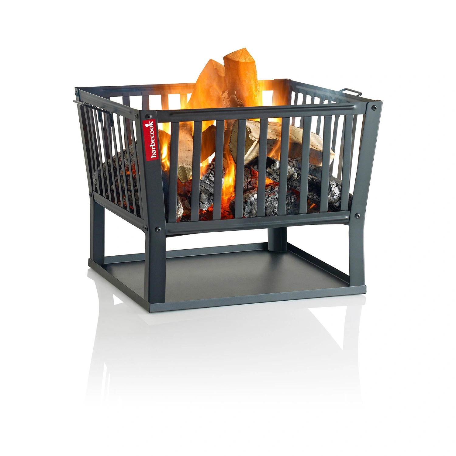 Feuerkorb »Classic«, LxBxH: 62 x 62 x 49 cm, Stahl, schwarz