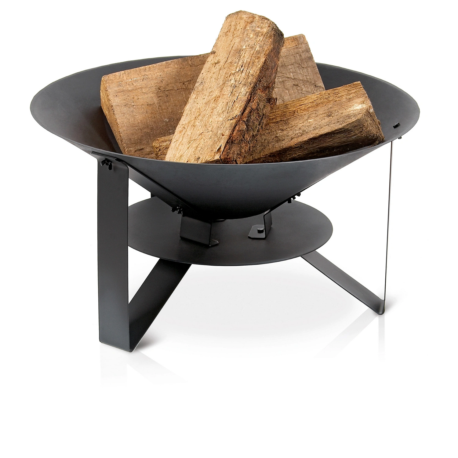 Feuerschale »Modern«, ⌀xH: 60 x 32 cm, Gusseisen, schwarz
