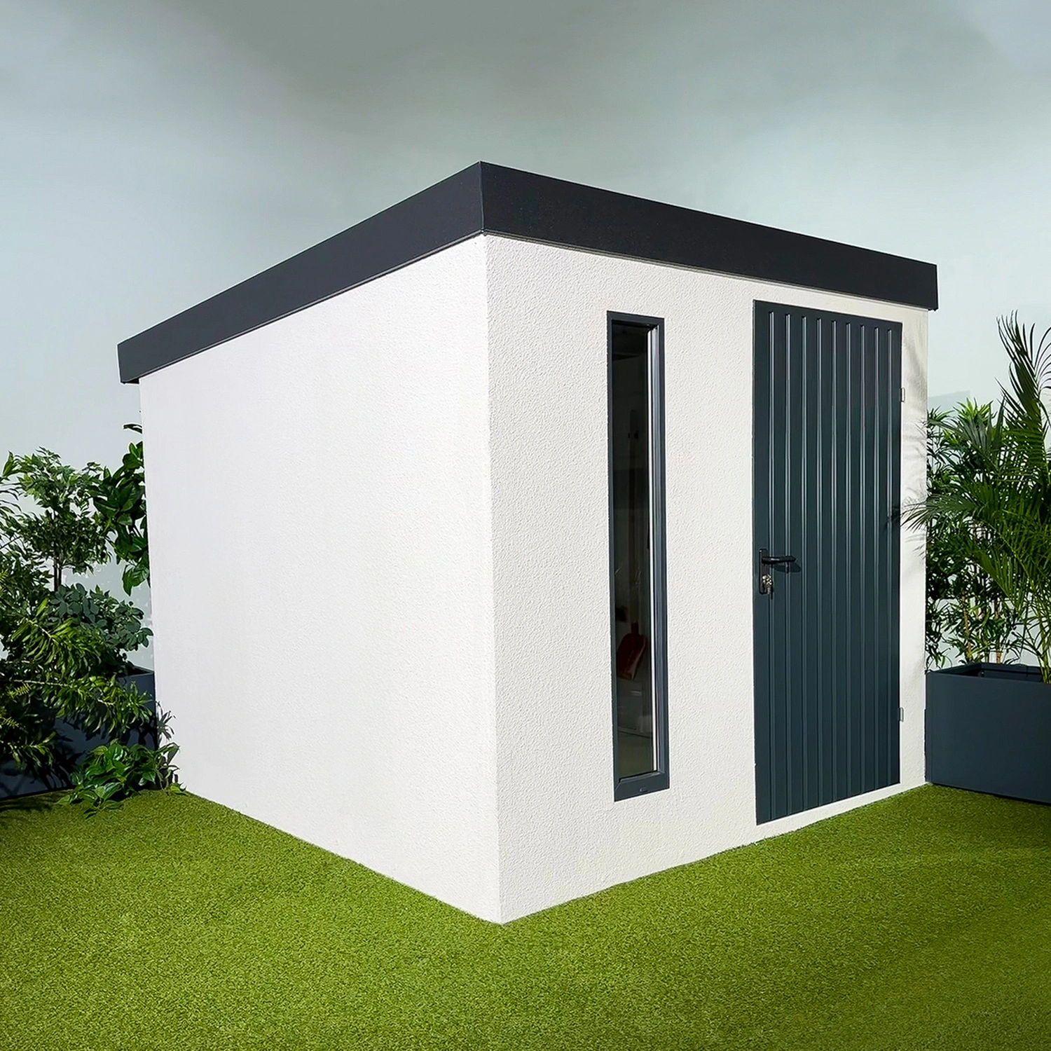 Gerätehaus »URBAN ONE«, Typ 1, BxT: 250 x 298 cm, weiß