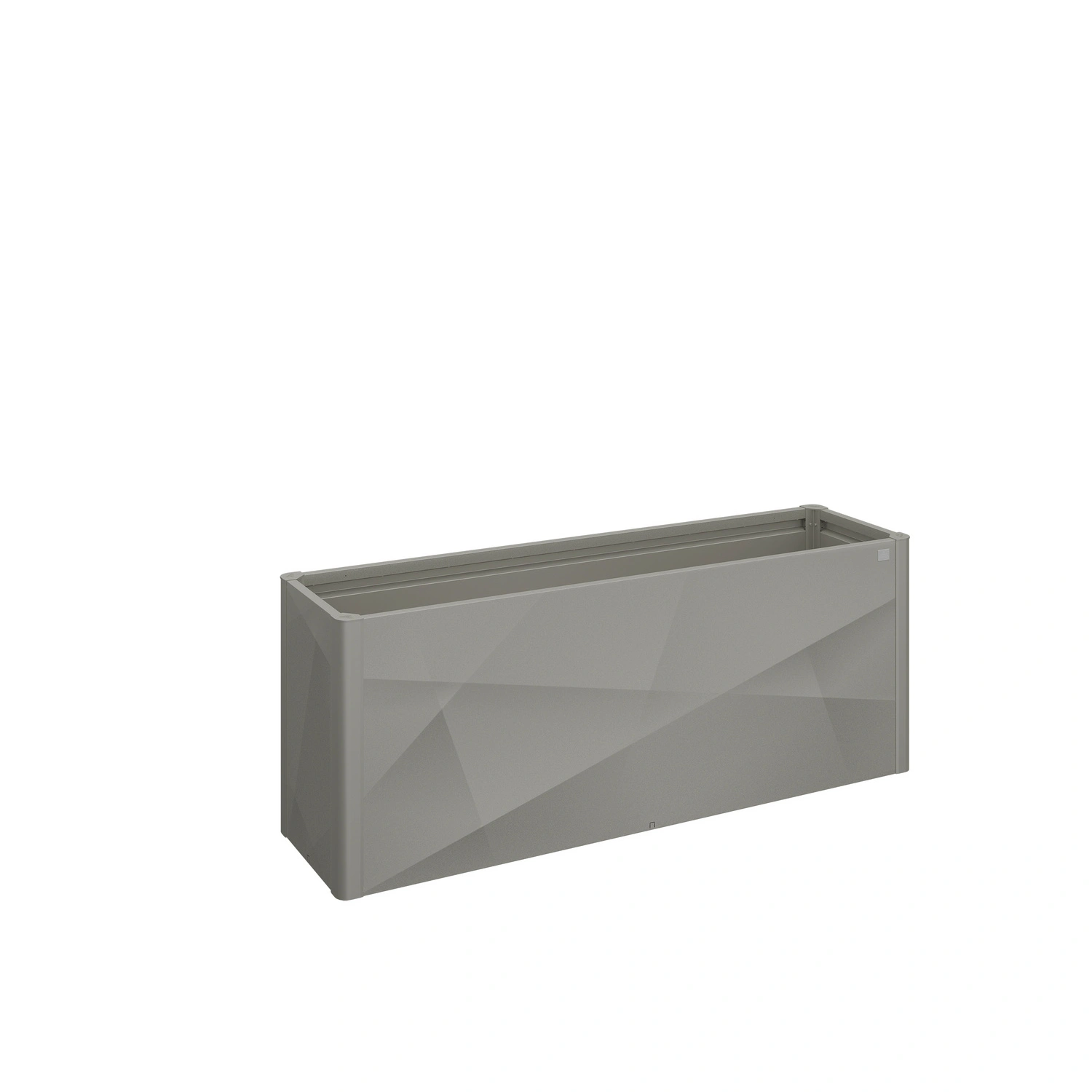 Pflanzbeet »Belvedere«, BxHxT: 201,6 x 77 x 53,8 cm, quarzgrau-metallic