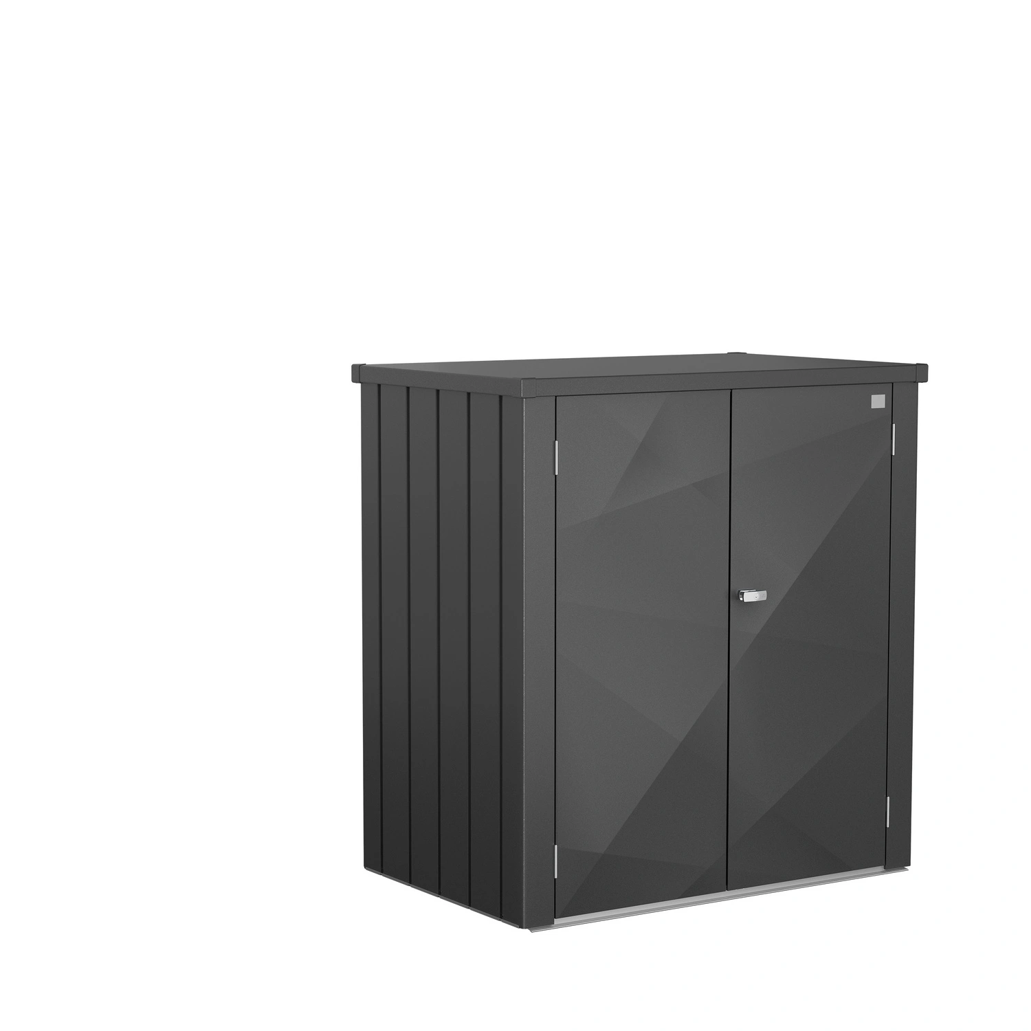 Terrassenschrank »Romeo«, BxHxT: 132 x 140,2 x 87 cm, dunkelgrau-metallic