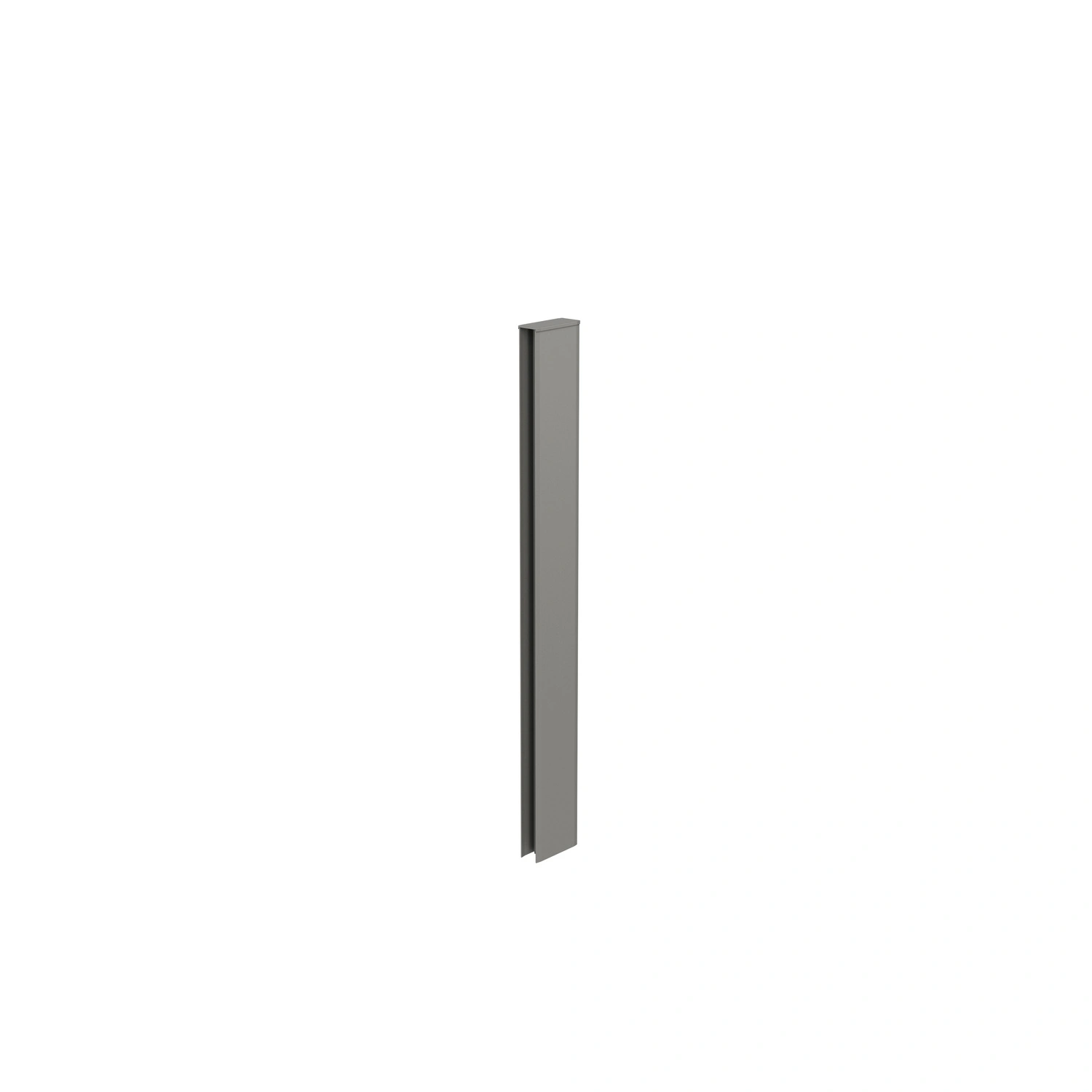 Zubehör, Verbindungsprofil, BxHxT: 3,9 x 91 x 10,5 cm, Stahl, quarzgrau-metallic
