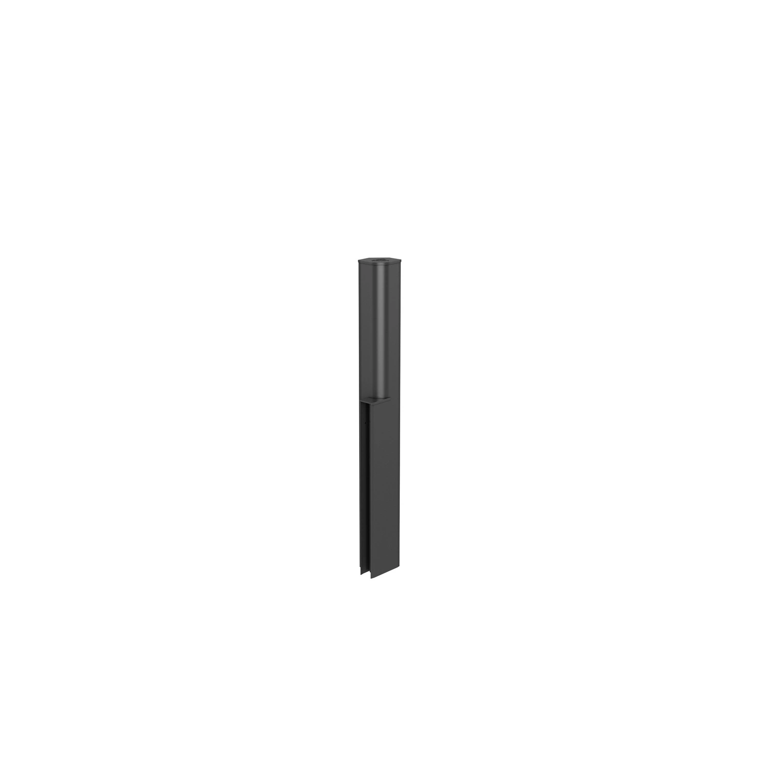 Pflanzbeet »MAXI«, Höhensprung, BxHxT: 10,5 x 77 x 7,2 cm, dunkelgrau-metallic