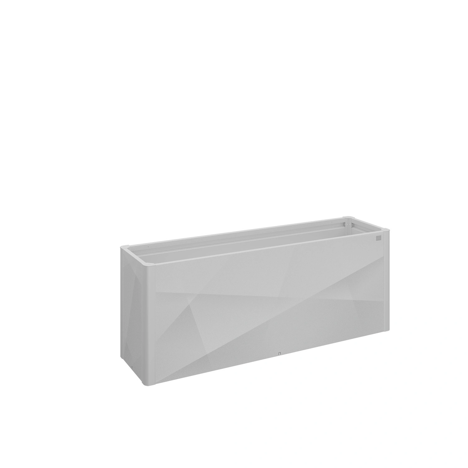Pflanzbeet »Belvedere«, BxHxT: 201,6 x 77 x 53,8 cm, silber-metallic