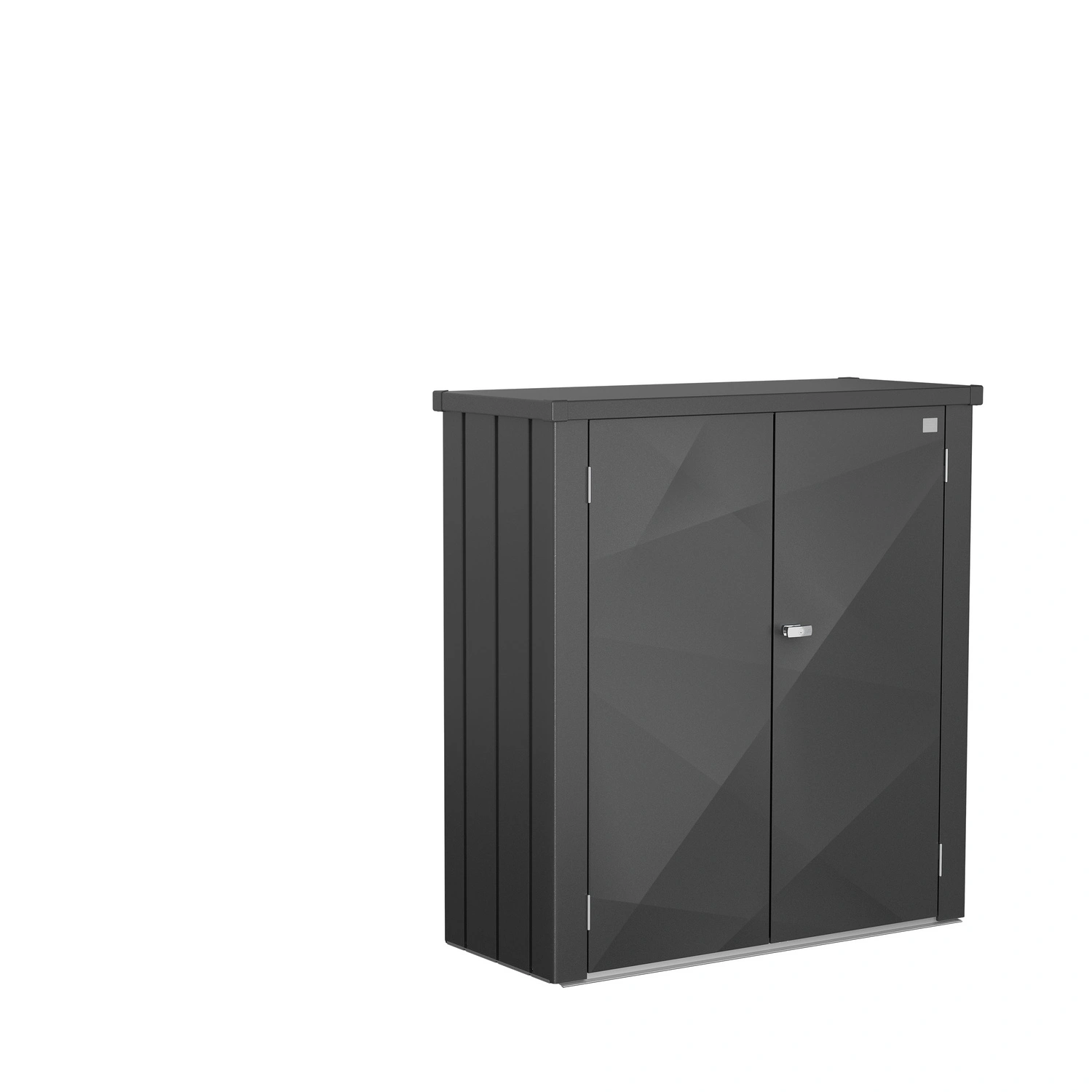 Terrassenschrank »Romeo«, BxHxT: 132 x 140,2 x 57 cm, dunkelgrau-metallic