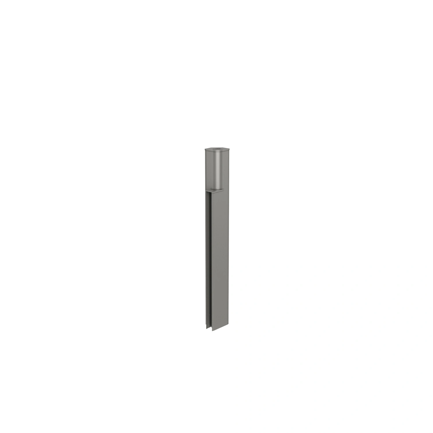 Pflanzbeet »MAXI-MIDI«, Höhensprung, BxHxT: 10,5 x 77 x 7,2 cm, quarzgrau-metallic
