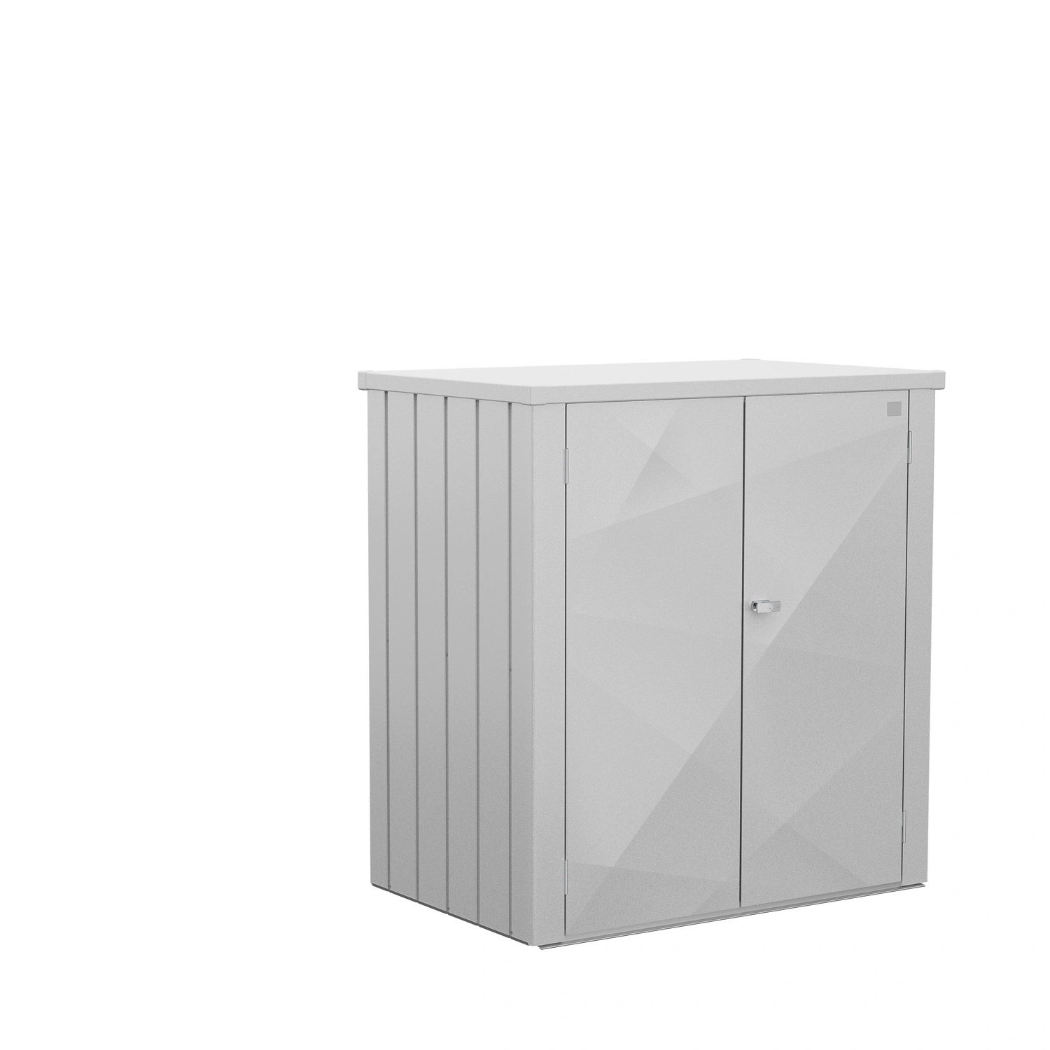 Terrassenschrank »Romeo«, BxHxT: 132 x 140,2 x 87 cm, silber-metallic