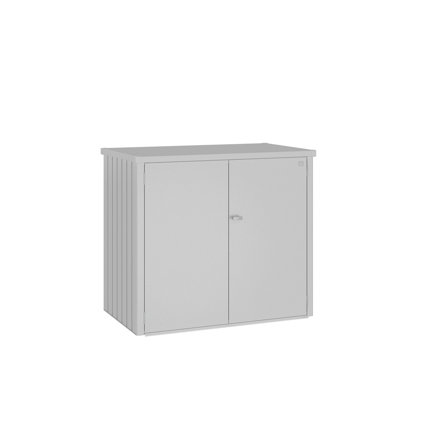 Mülltonnenbox »Alex«, BxHxT: 147 x 129 x 88 cm, silber-metallic