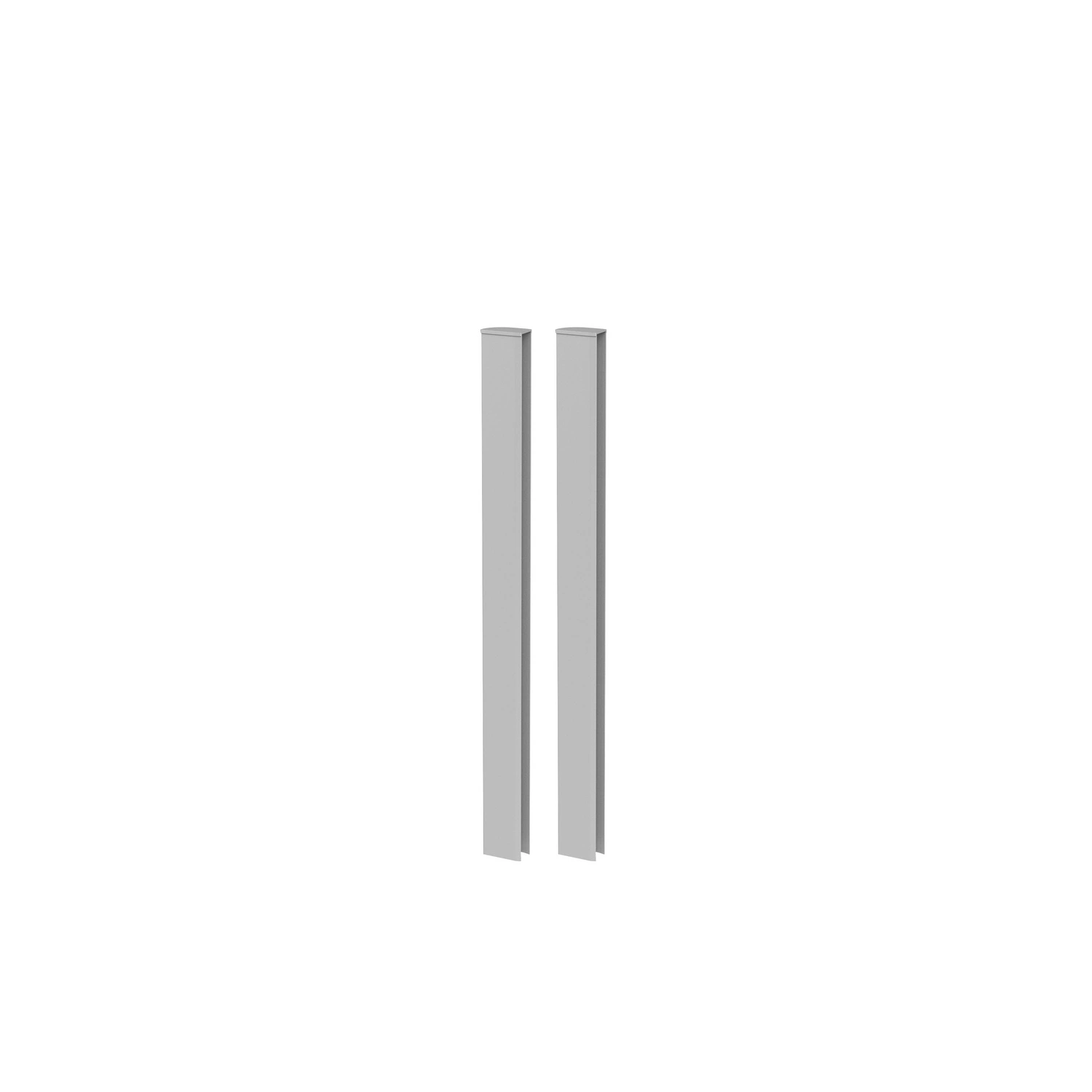 Eckprofil »DaVinci«, BxHxT: 3,9 x 91 x 7,2 cm, silber-metallic