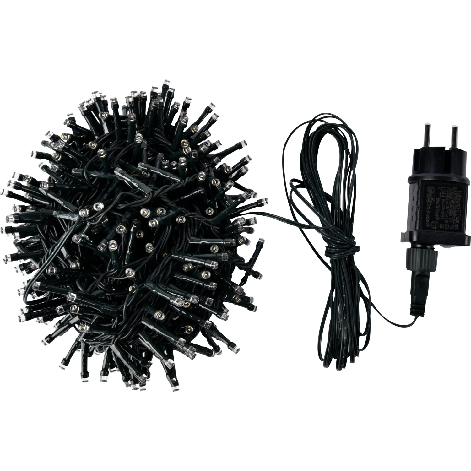 Lichterkette, 500 LED, Timer und Dimmfunktion, Länge: 11 m, warmweiß