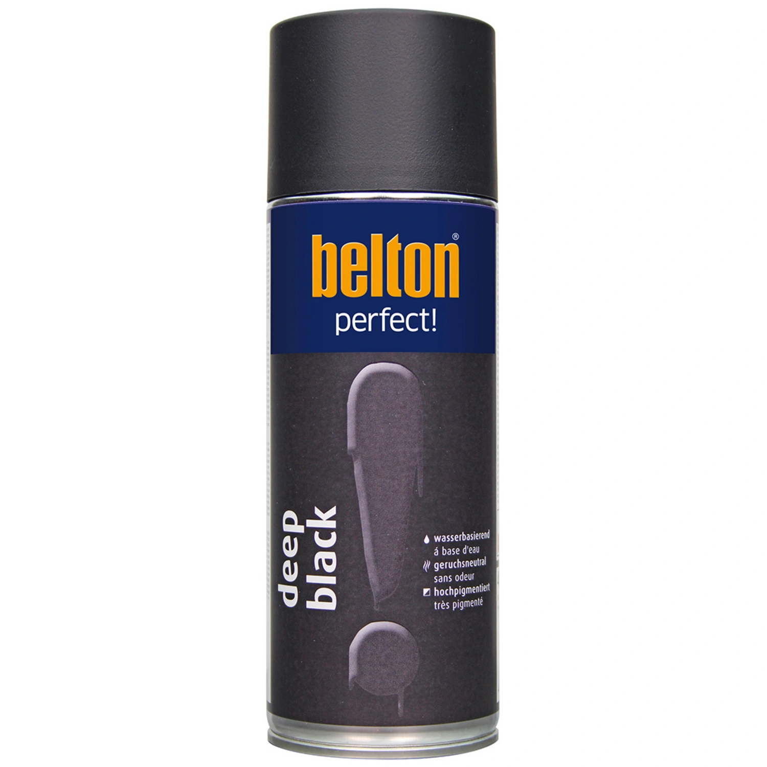 Lackspraydose, deep black WB seidenmatt 400ml