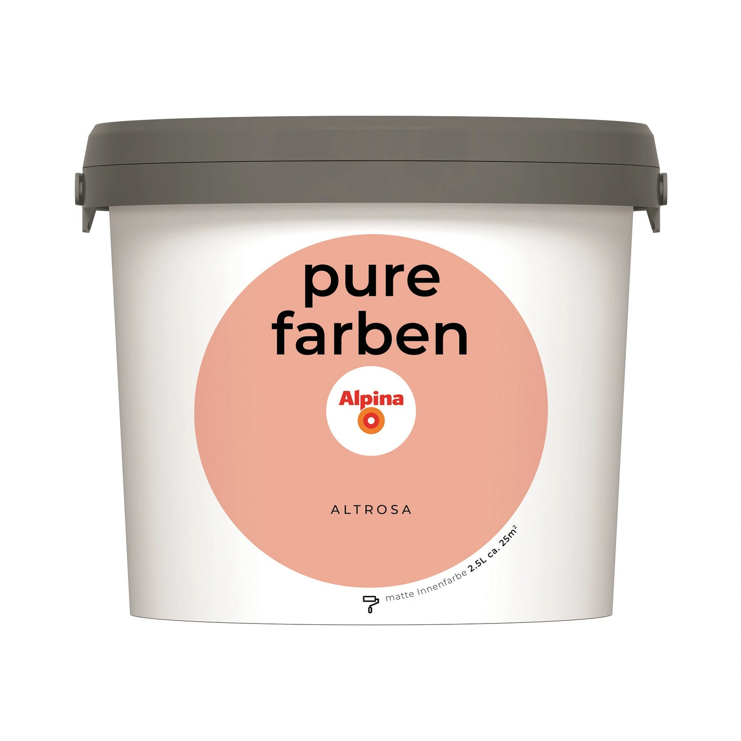 Wandfarbe »Pure Farben«, Altrosa, 2,5L, matt