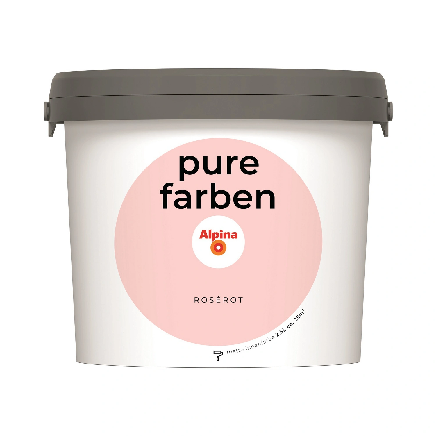 Wandfarbe »Pure Farben«, Rosérot, 2,5L, matt