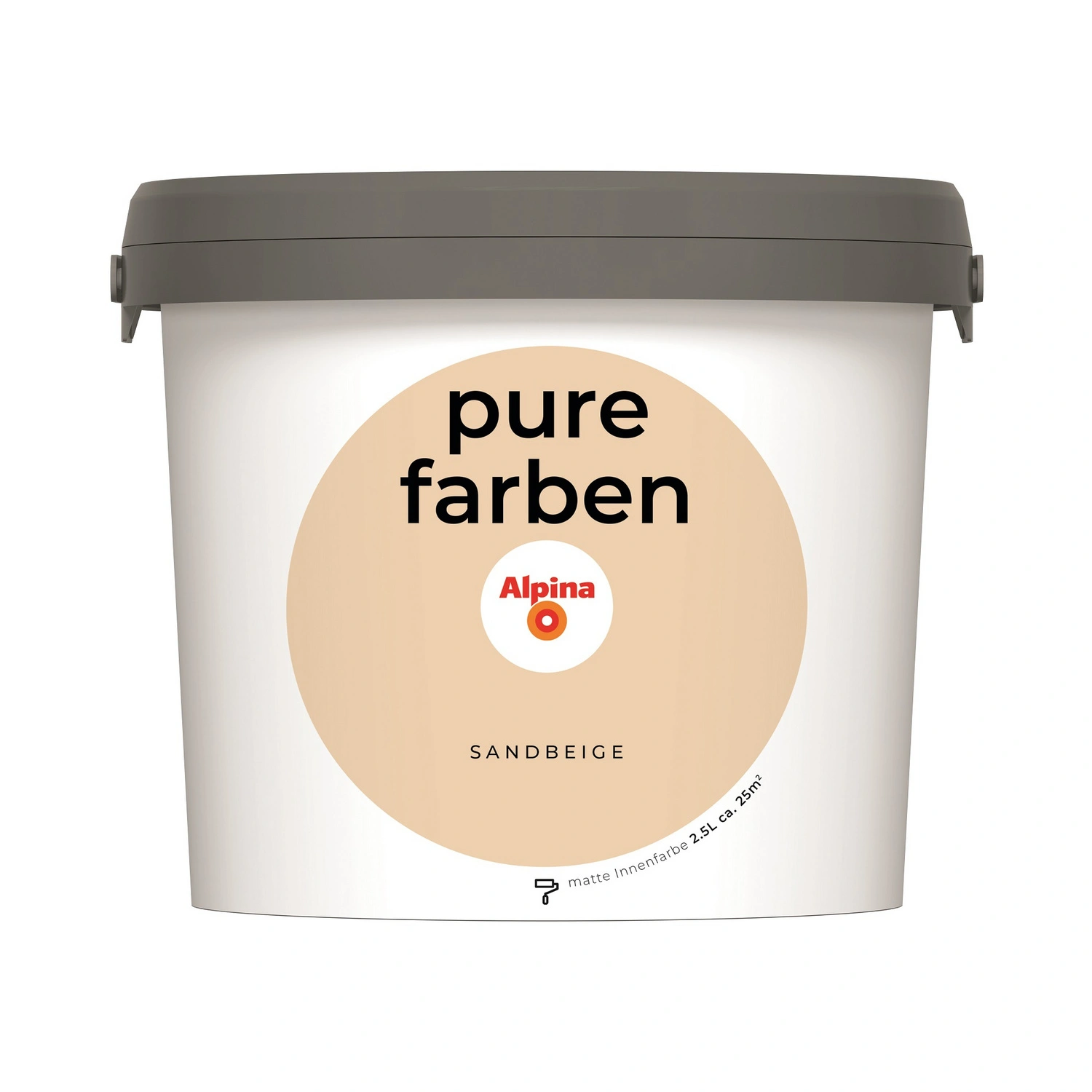 Wandfarbe »Pure Farben«, Sandbeige, 2,5L, matt