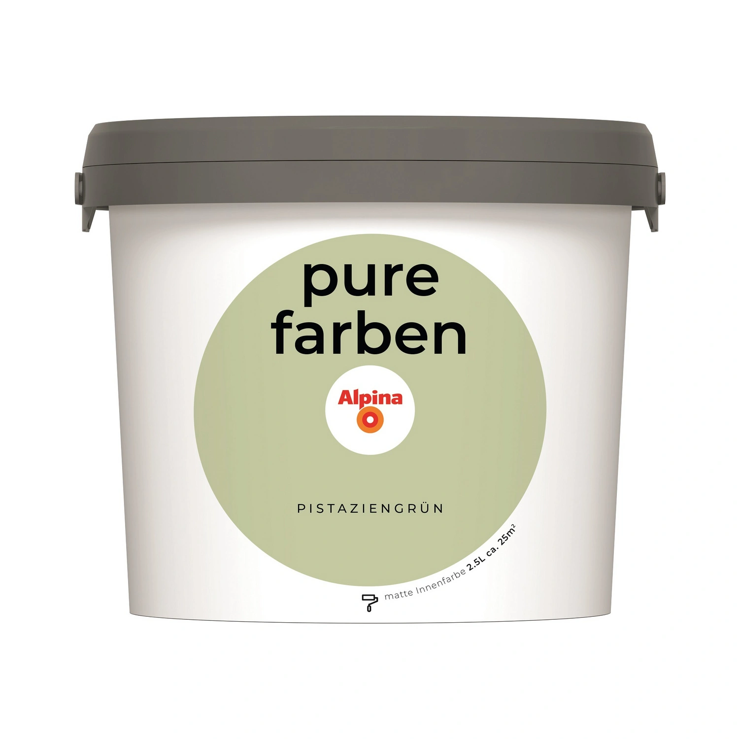 Wandfarbe »Pure Farben«, Pistaziengrün, 2,5L, matt