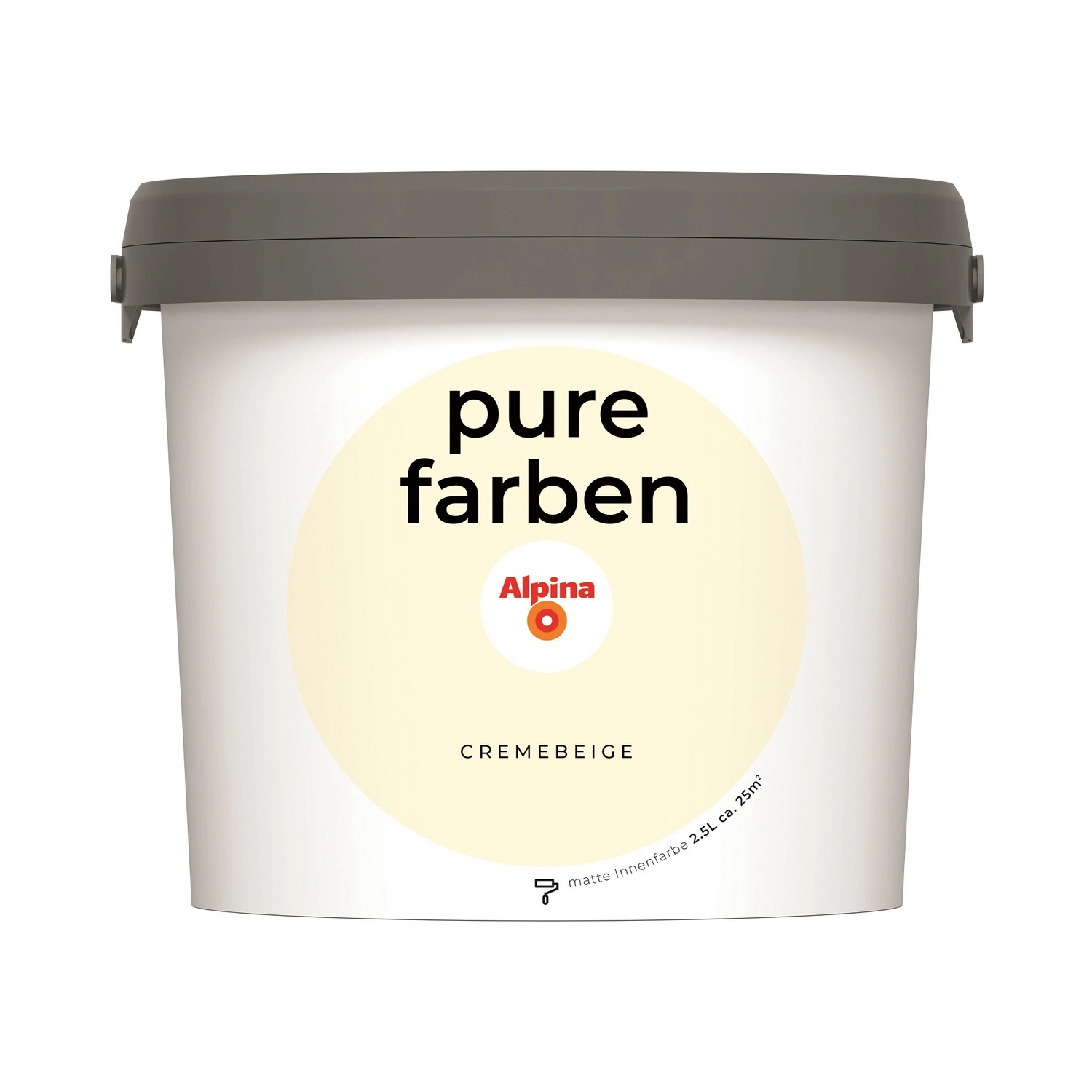 Wandfarbe »Pure Farben«, Cremebeige, 2,5L, matt