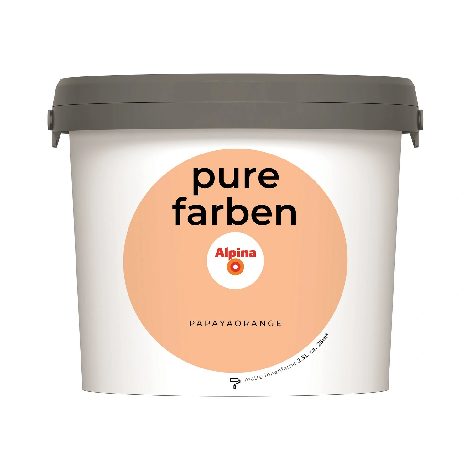 Wandfarbe »Pure Farben«, Papayaorange, 2,5L, matt
