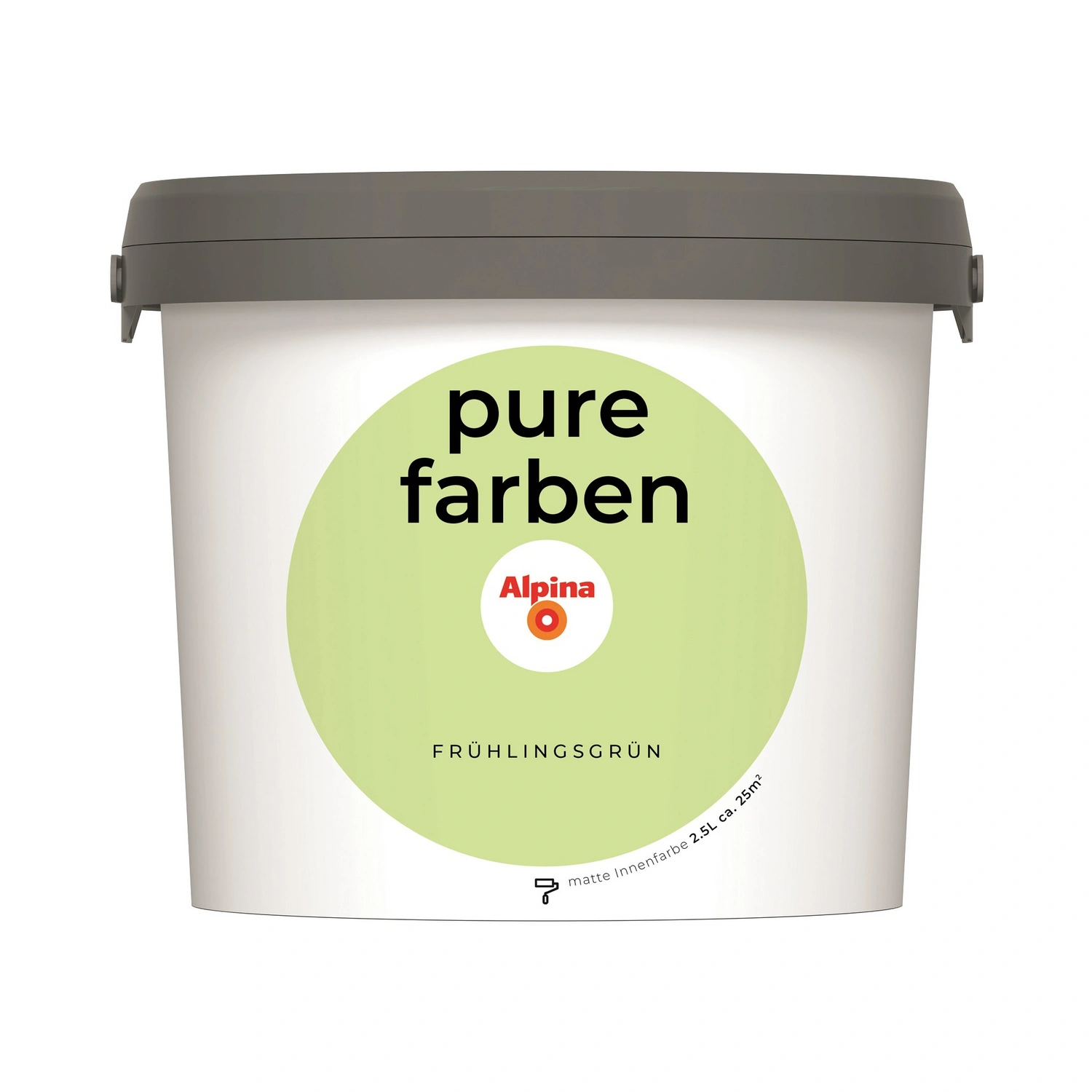 Wandfarbe »Pure Farben«, Frühlingsgrün, 2,5L, matt