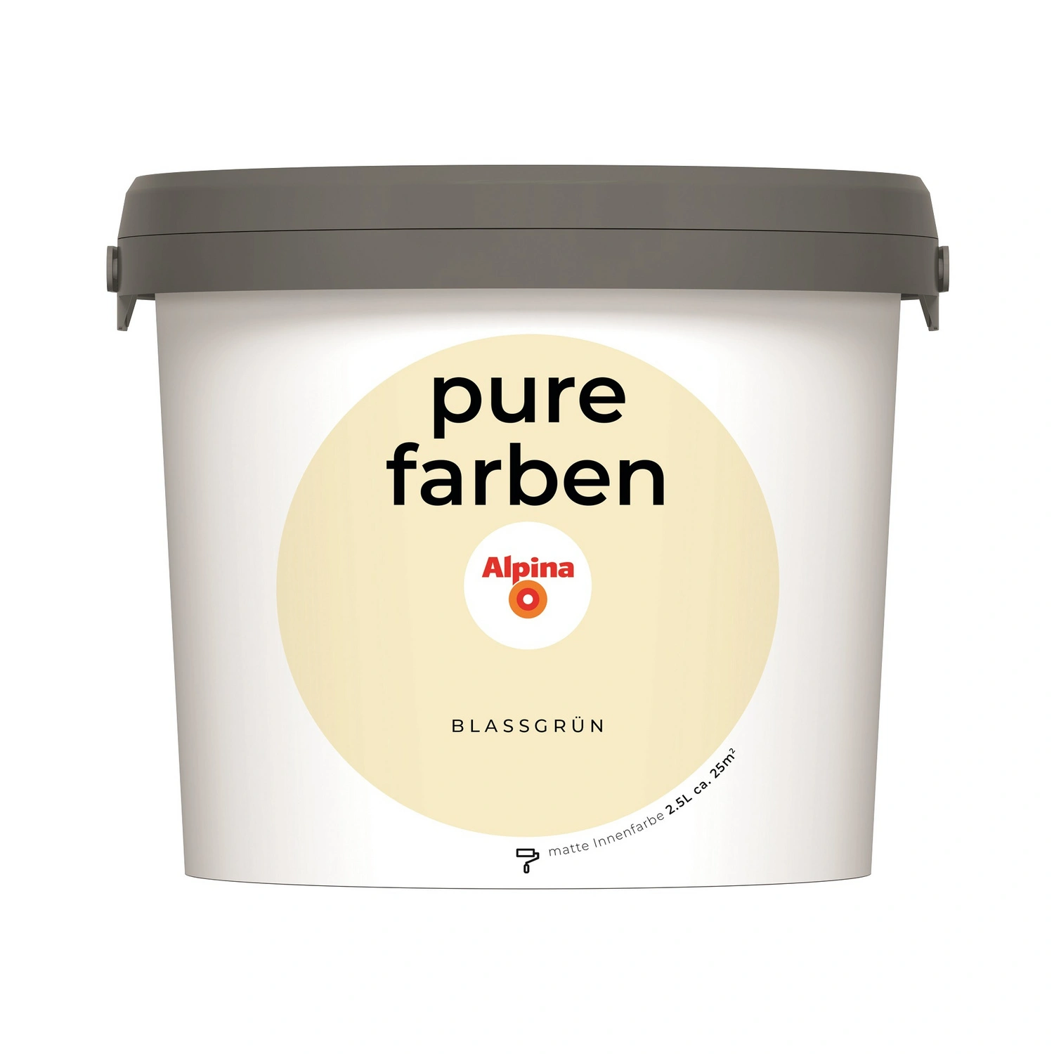 Wandfarbe »Pure Farben«, Blassgrün, 2,5L, matt
