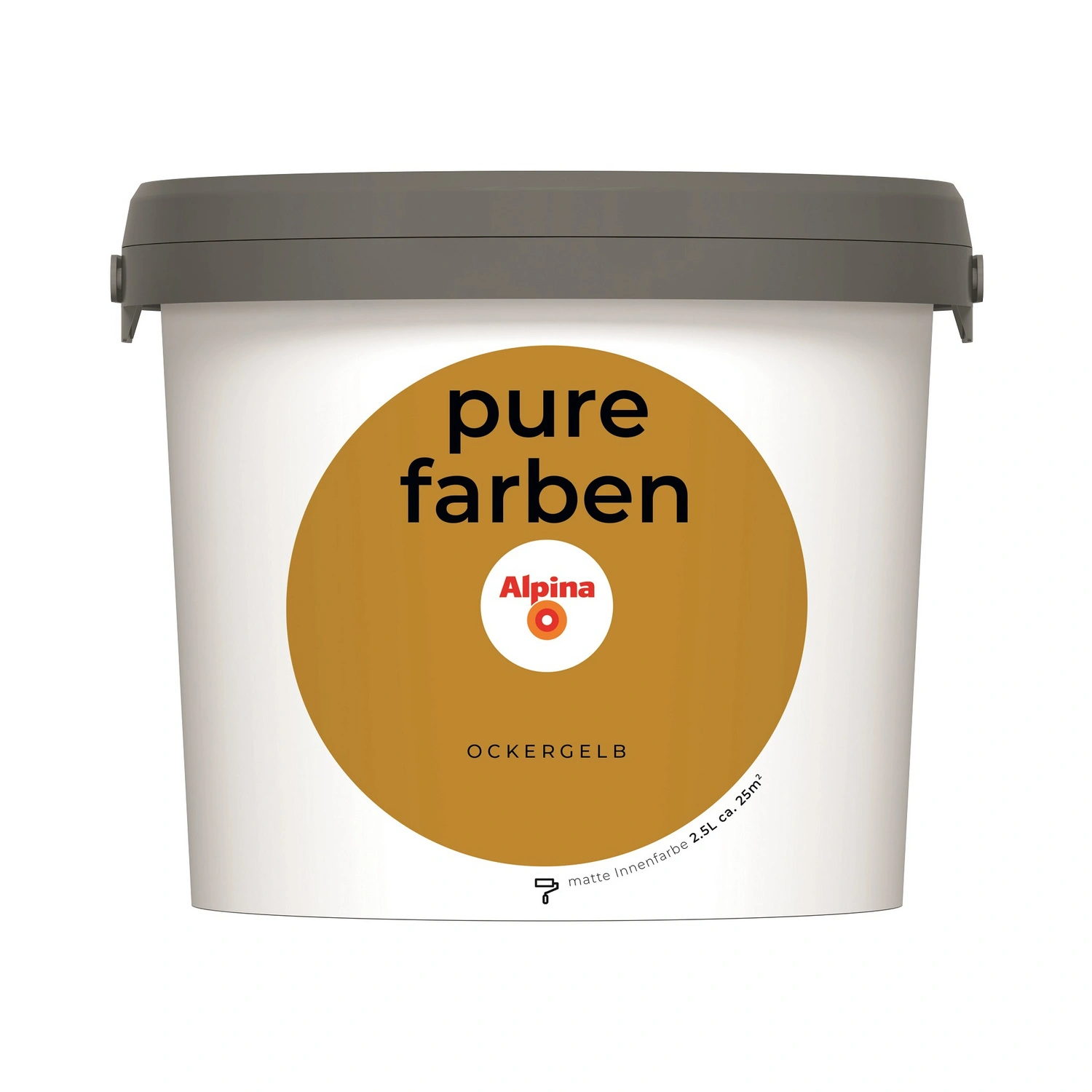 Wandfarbe »Pure Farben«, Ockergelb, 2,5L, matt