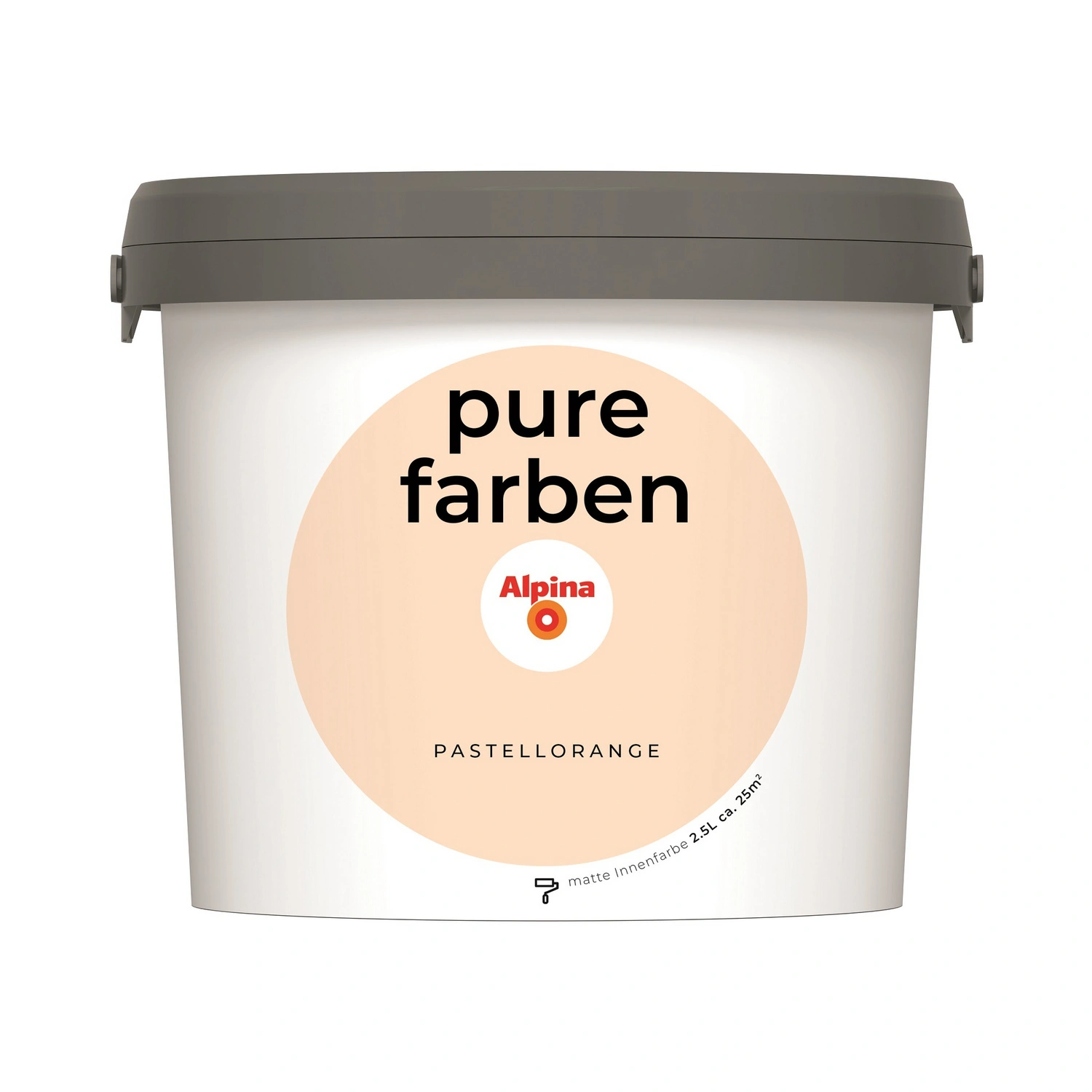 Wandfarbe »Pure Farben«, Pastellorange, 2,5L, matt