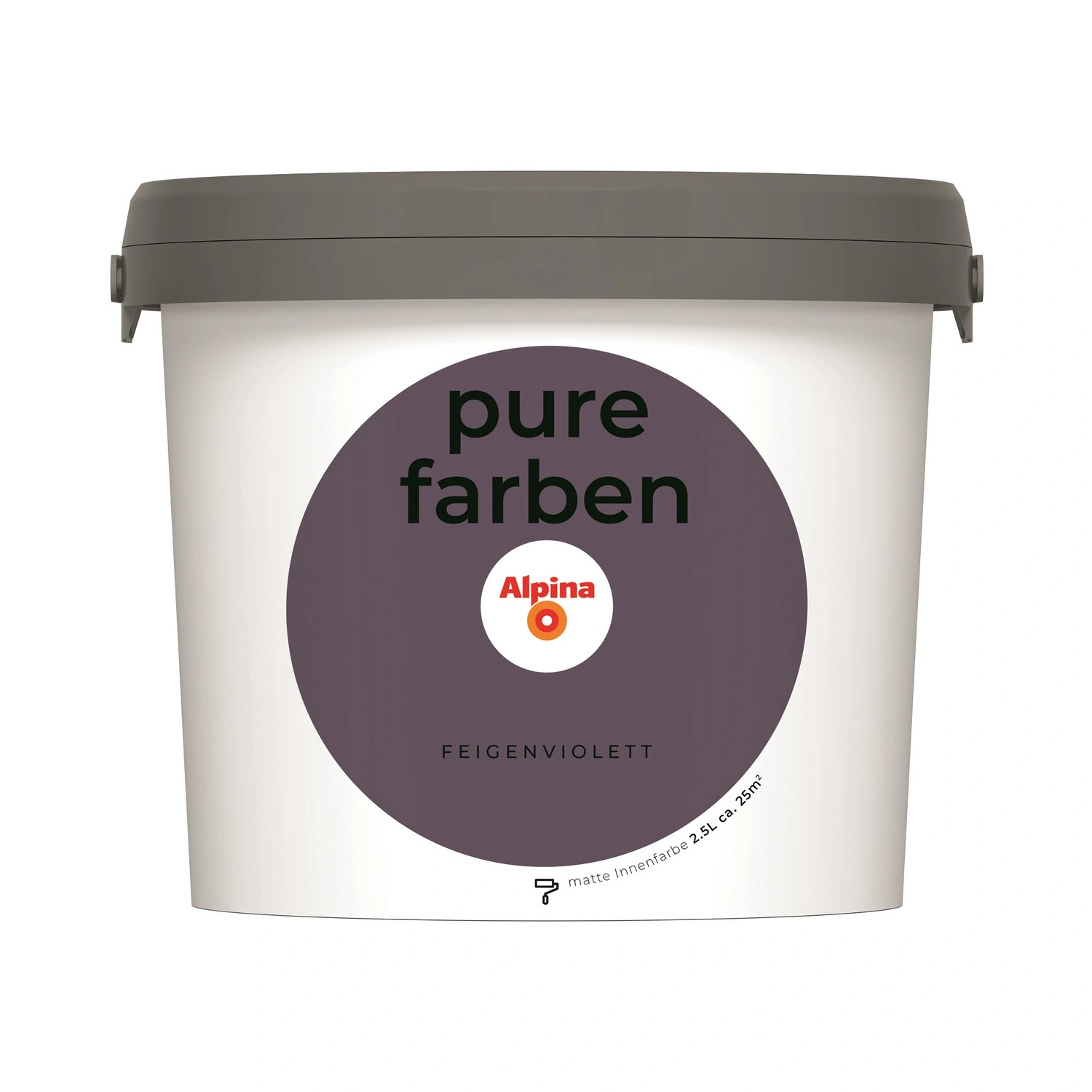 Wandfarbe »Pure Farben«, Feigenviolett, 2,5L, matt