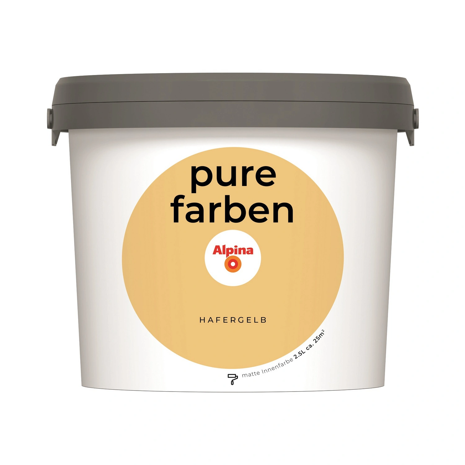Wandfarbe »Pure Farben«, Hafergelb, 2,5L, matt