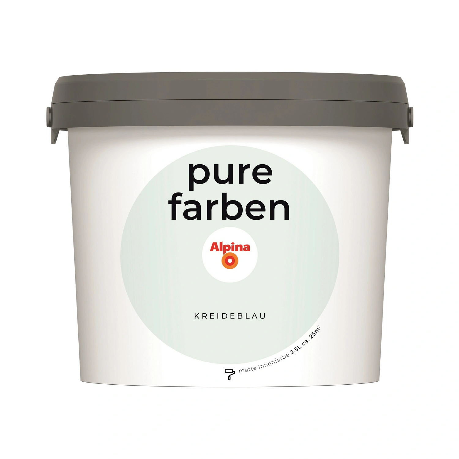 Wandfarbe »Pure Farben«, Kreideblau, 2,5L, matt