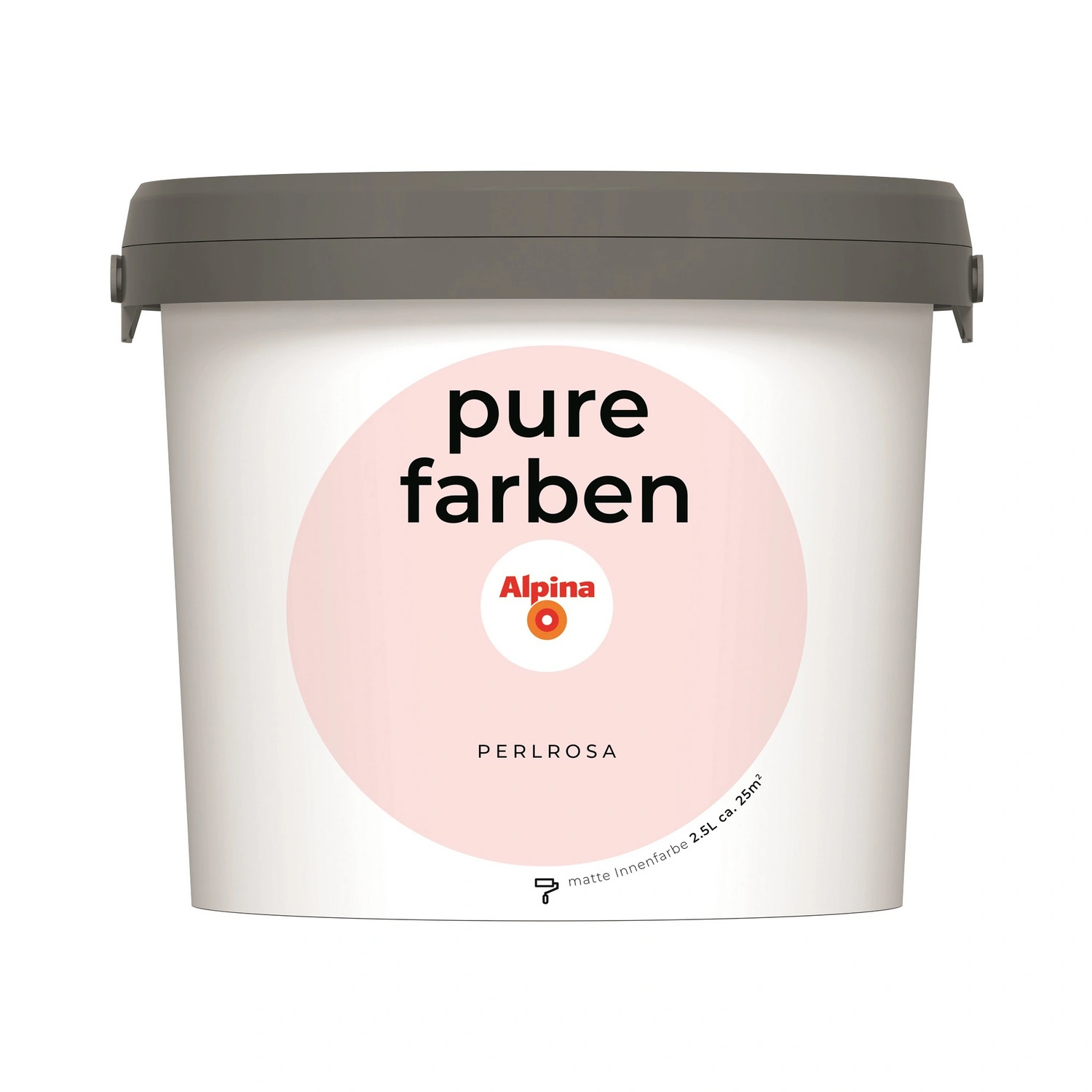 Wandfarbe »Pure Farben«, Perlrosa, 2,5L, matt