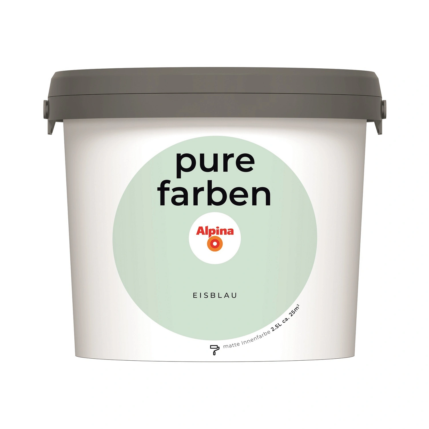 Wandfarbe »Pure Farben«, Eisblau, 2,5L, matt