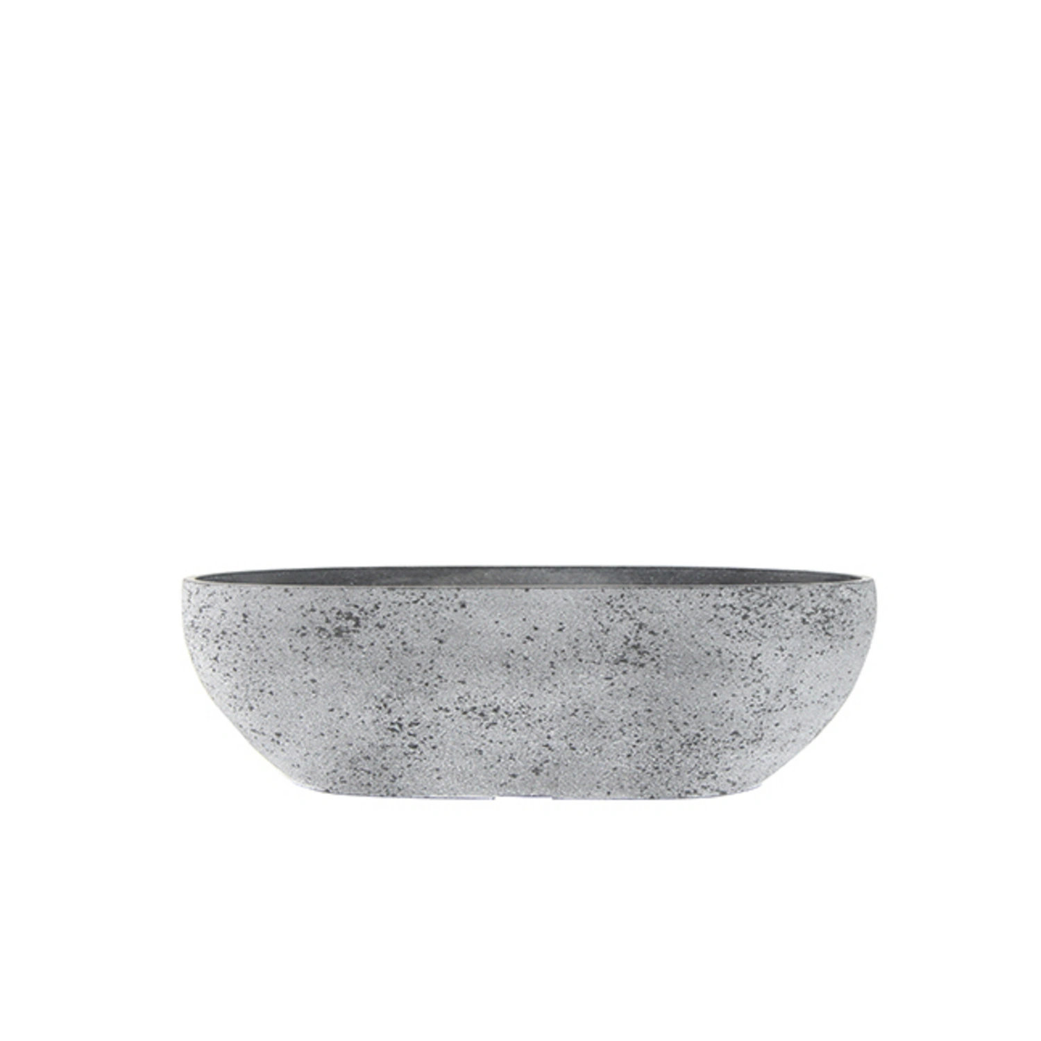 Balkonkasten »Nova«, D55x16xH17 cm terrazzoschwarz