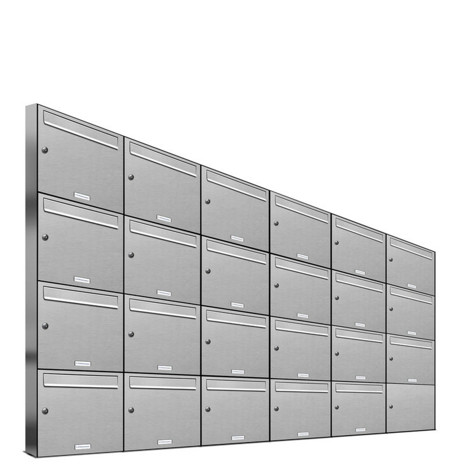Briefkasten, Parteien: 23, Aufputzmontage, BxHxT: 153,48 x 136,8 x 11,6 cm