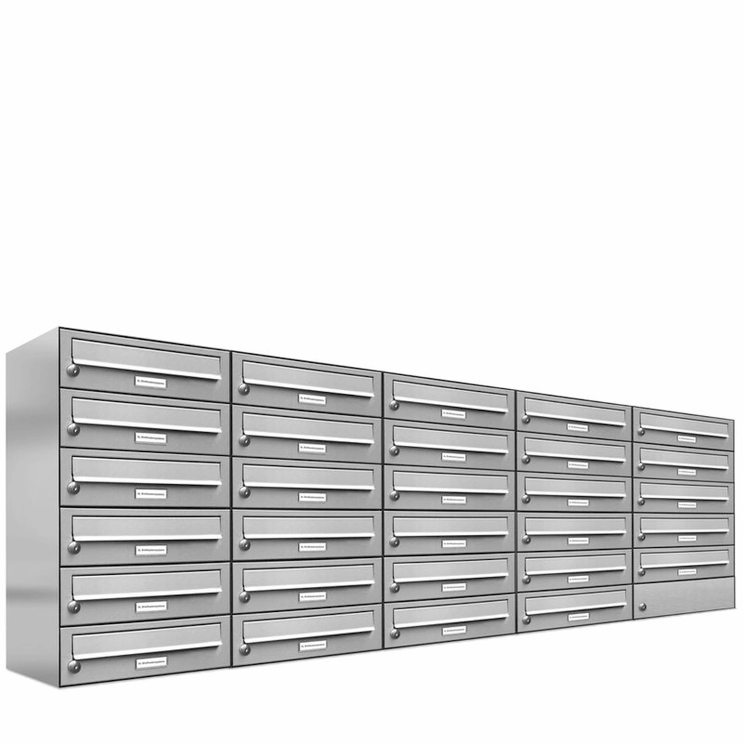 Briefkasten, Parteien: 29, Aufputzmontage, BxHxT: 153,124 x 69,0 x 27,5 cm