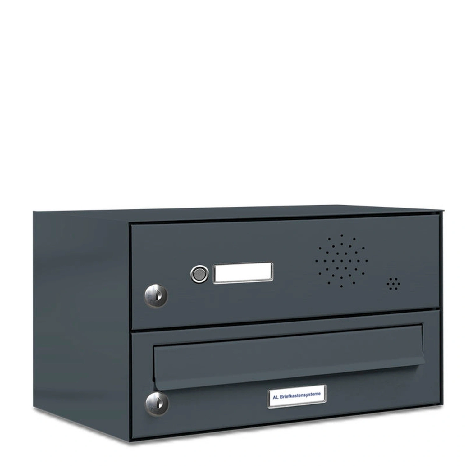 Briefkasten, Parteien: 1, Aufputzmontage, BxHxT: 153,148 x 23,0 x 27,5 cm