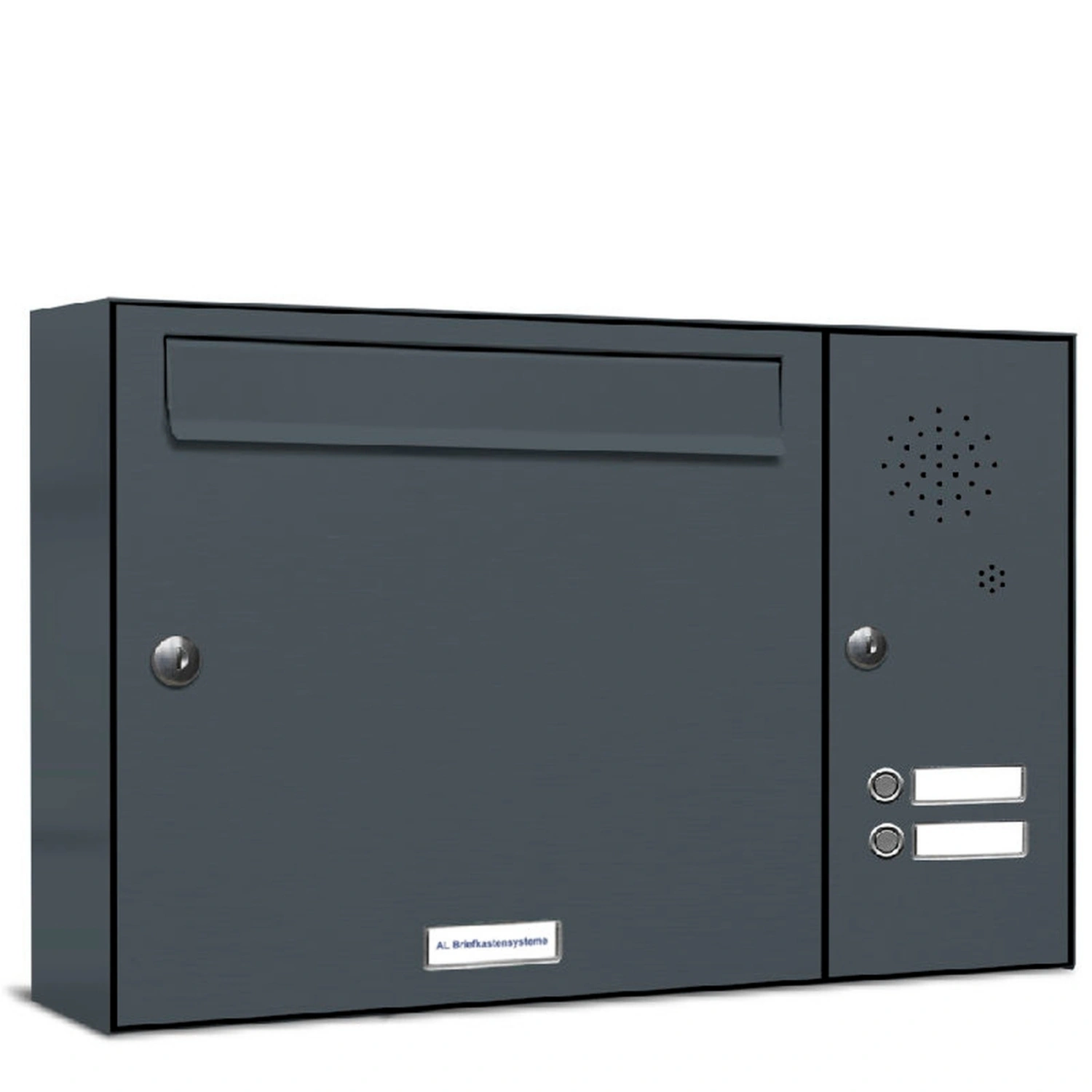 Briefkasten, Parteien: 1, Aufputzmontage, BxHxT: 53,1 x 34,5 x 11,6 cm