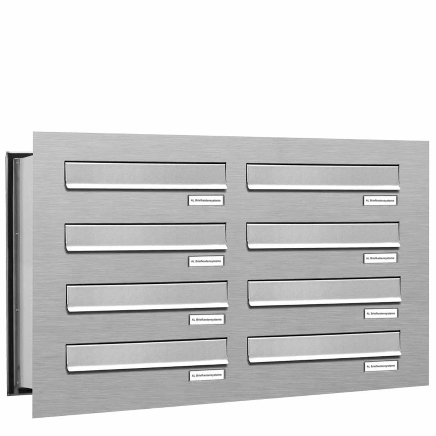 Briefkasten, Parteien: 8, Mauerdurchwurf, BxHxT: 76,8 x 46 x 48,0 cm