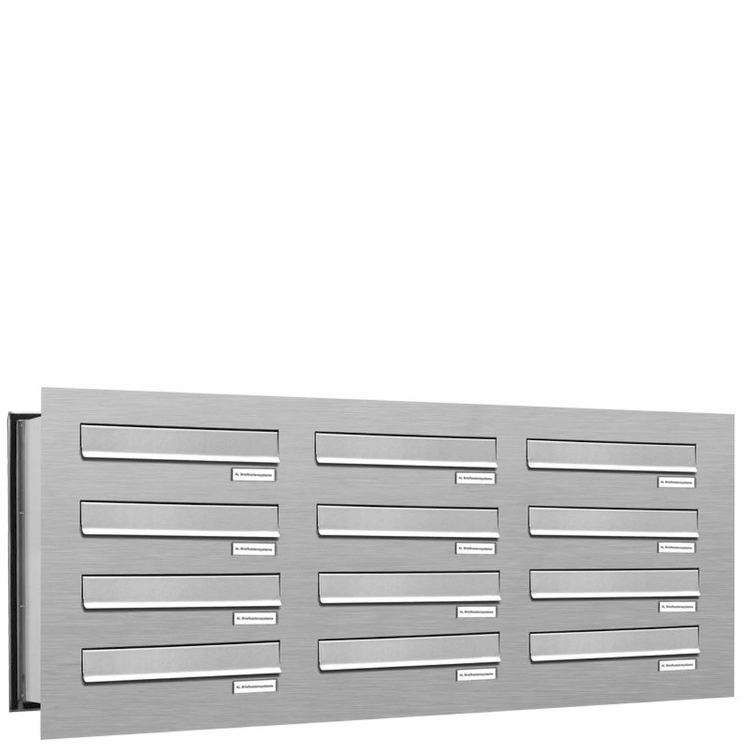Briefkasten, Parteien: 12, Mauerdurchwurf, BxHxT: 115,2 x 46 x 48,0 cm