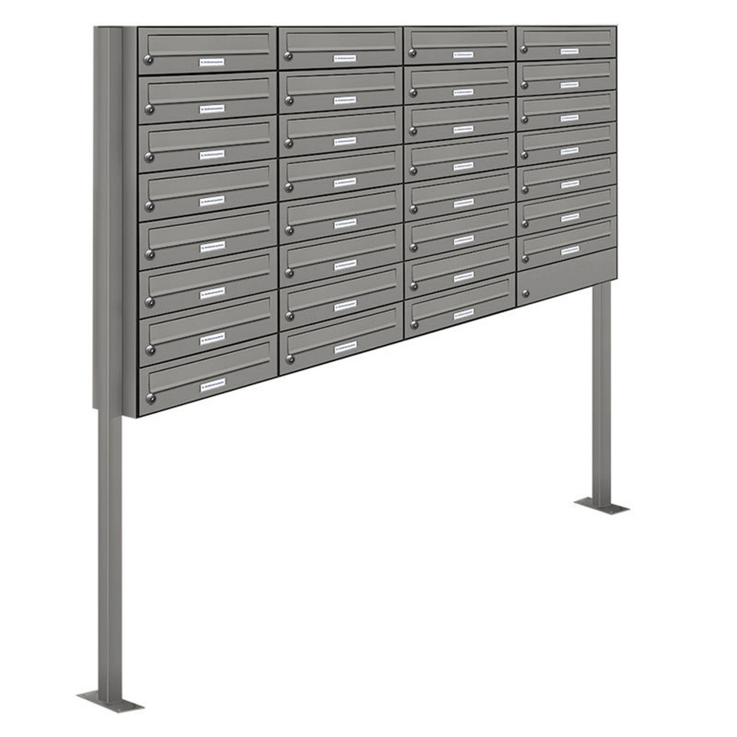 Briefkasten, Parteien: 31, Freistehend, BxHxT: 161,2 x 170 x 27,5 cm