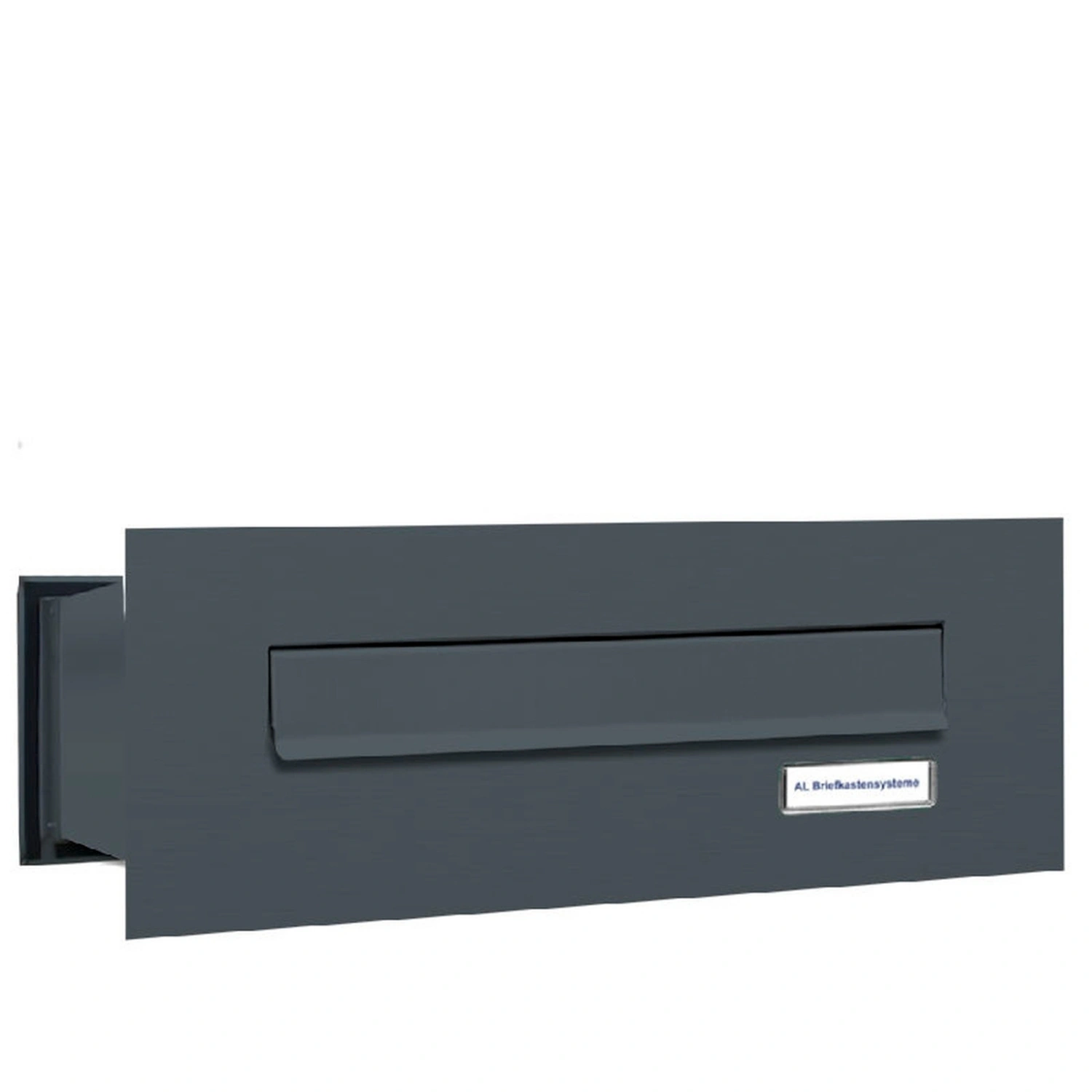 Briefkasten, Parteien: 1, Mauerdurchwurf, BxHxT: 38,5 x 11,5 x 48,0 cm